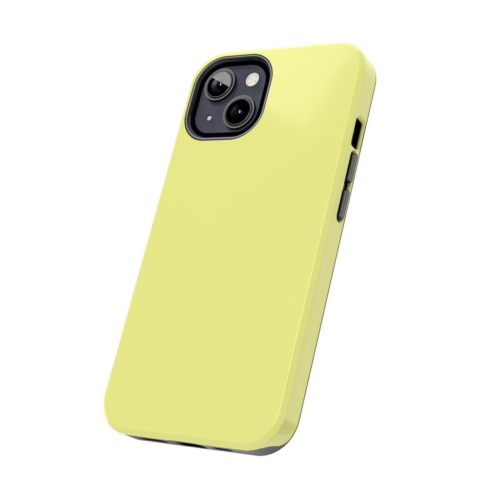 Solid Lemon Yellow Phone Case | Tough Phone Case
