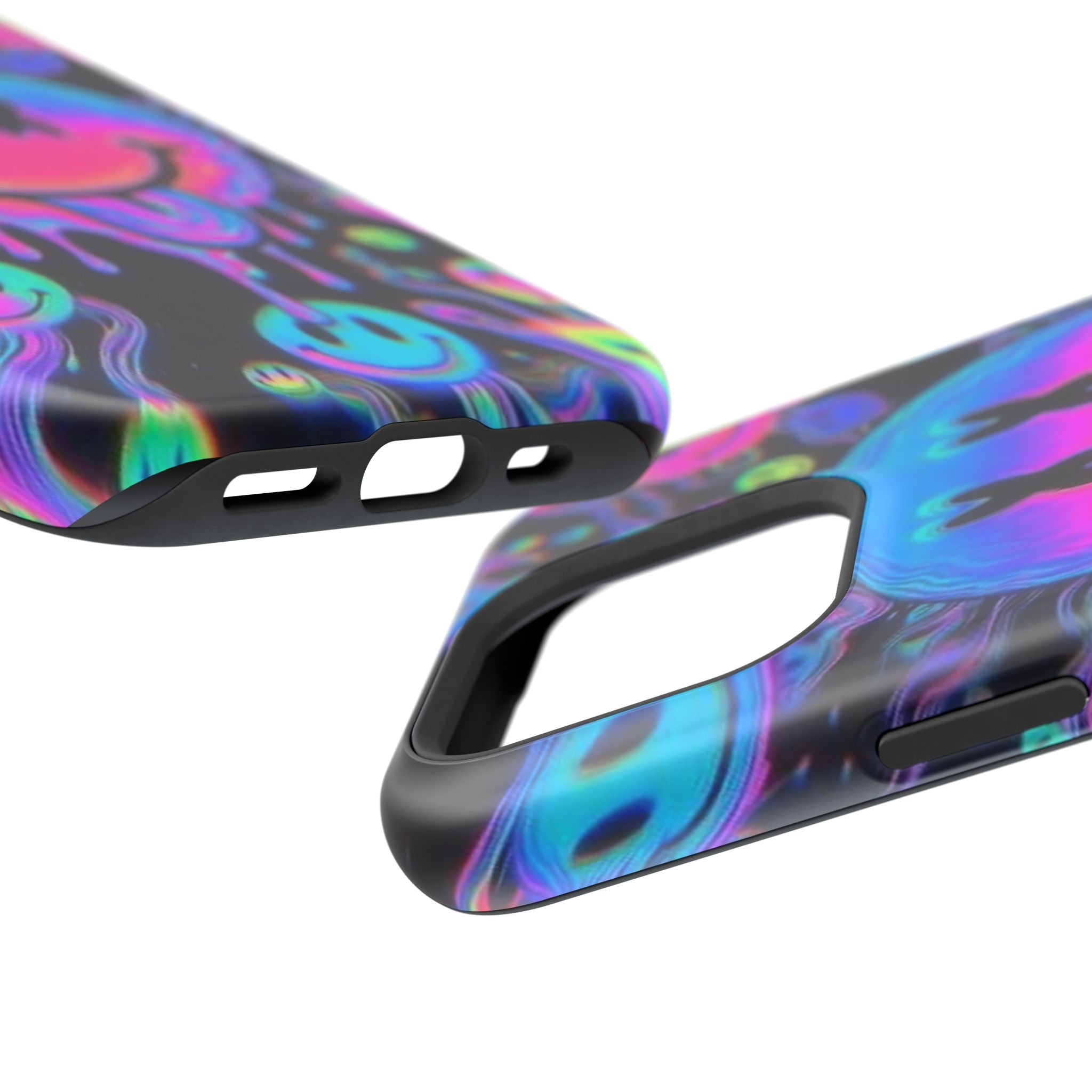 Psychedelic Smiley Impact-Resistant Phone Case