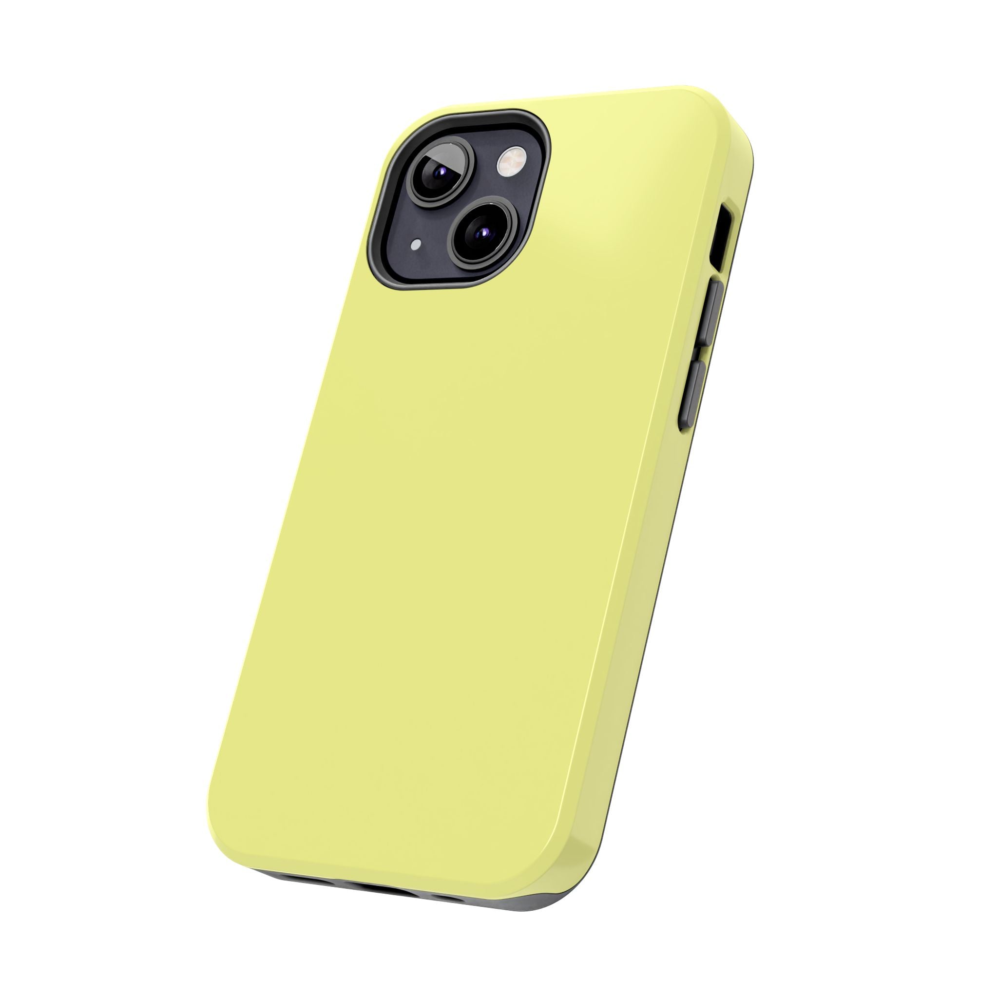 Solid Lemon Yellow Phone Case | Tough Phone Case