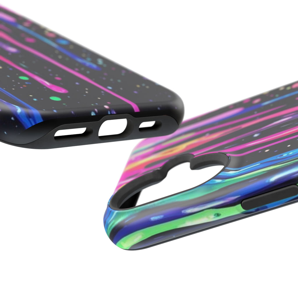 Phone Case - Neon Drip Impact-Resistant Protective Cover