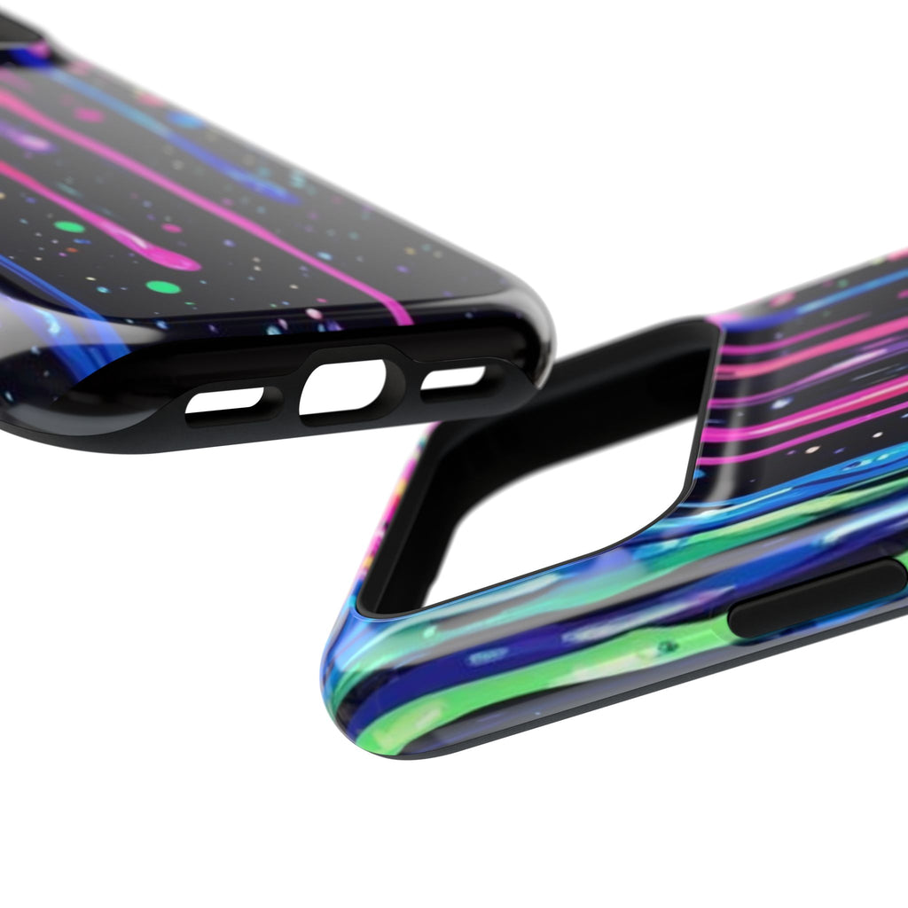 Phone Case - Neon Drip Impact-Resistant Protective Cover