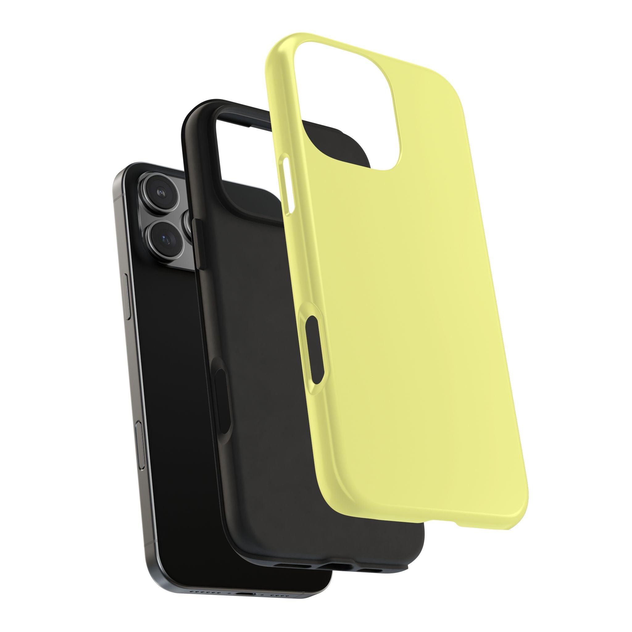 Solid Lemon Yellow Phone Case | Tough Phone Case