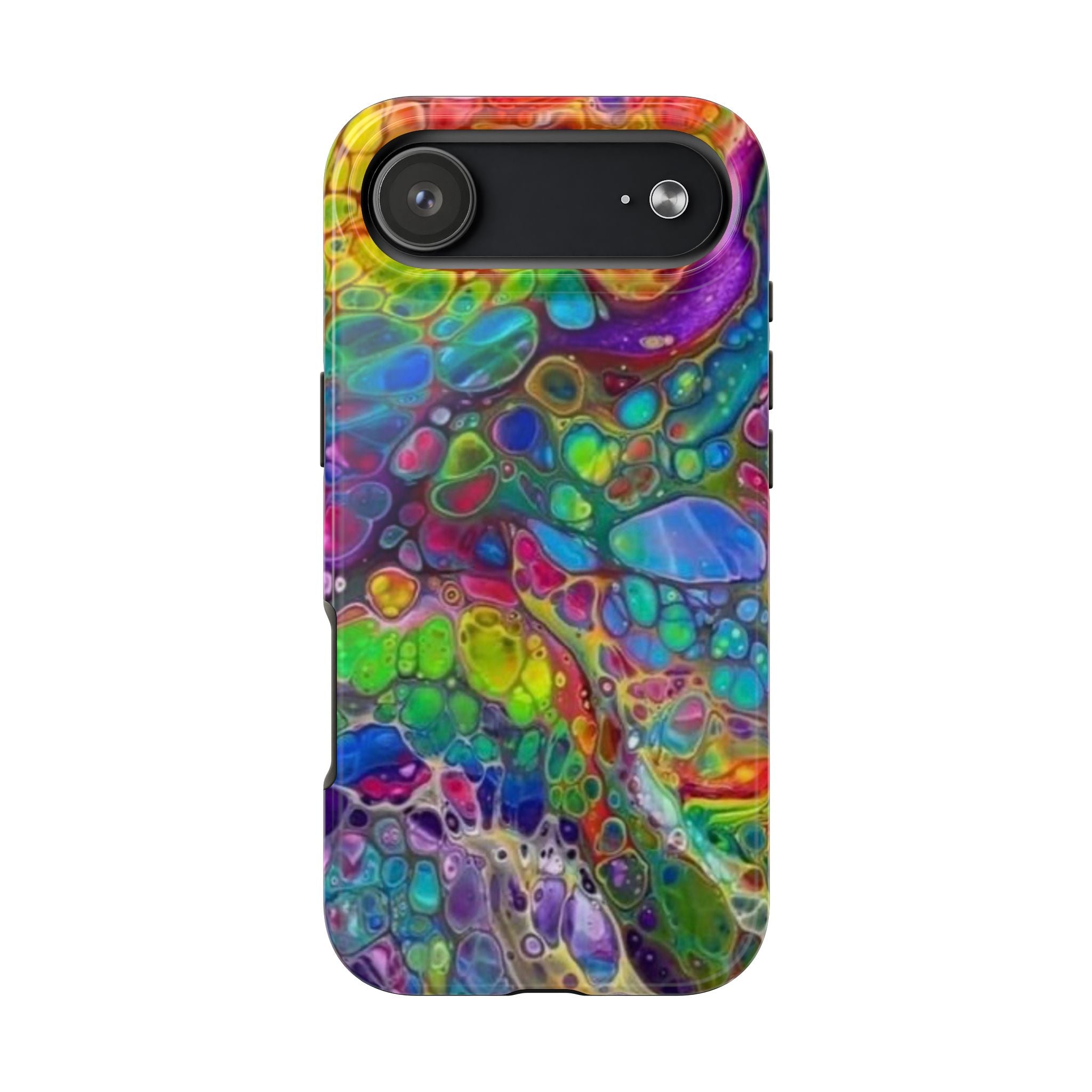 Colorful Abstract Fluid Art Phone Case | Psychedelic Marble Phone Case