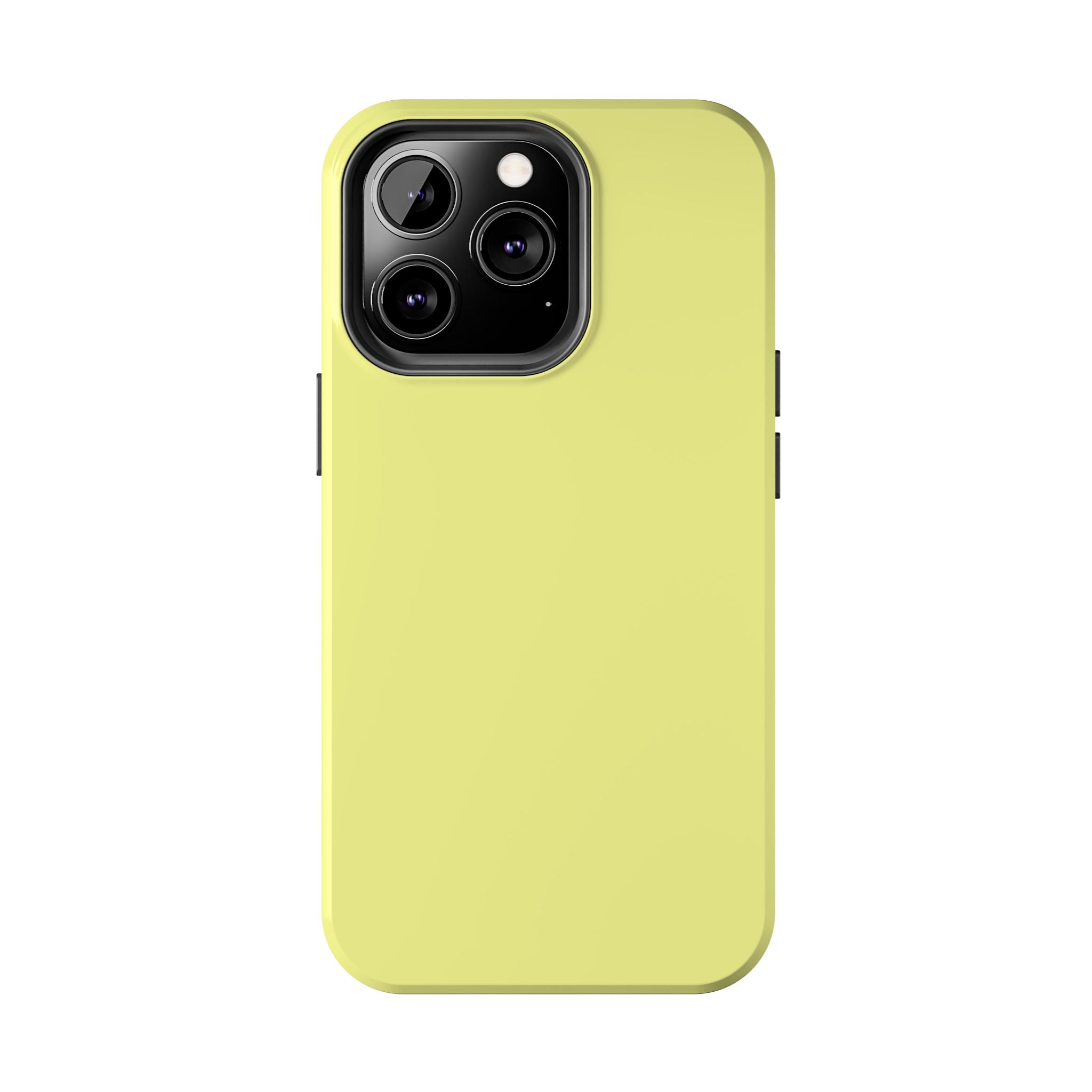 Solid Lemon Yellow Phone Case | Tough Phone Case