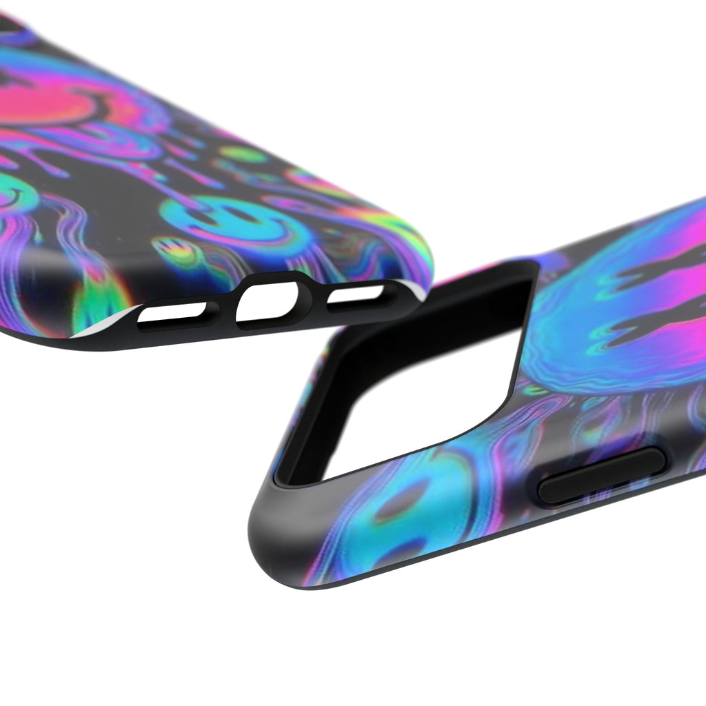 Psychedelic Smiley Impact-Resistant Phone Case