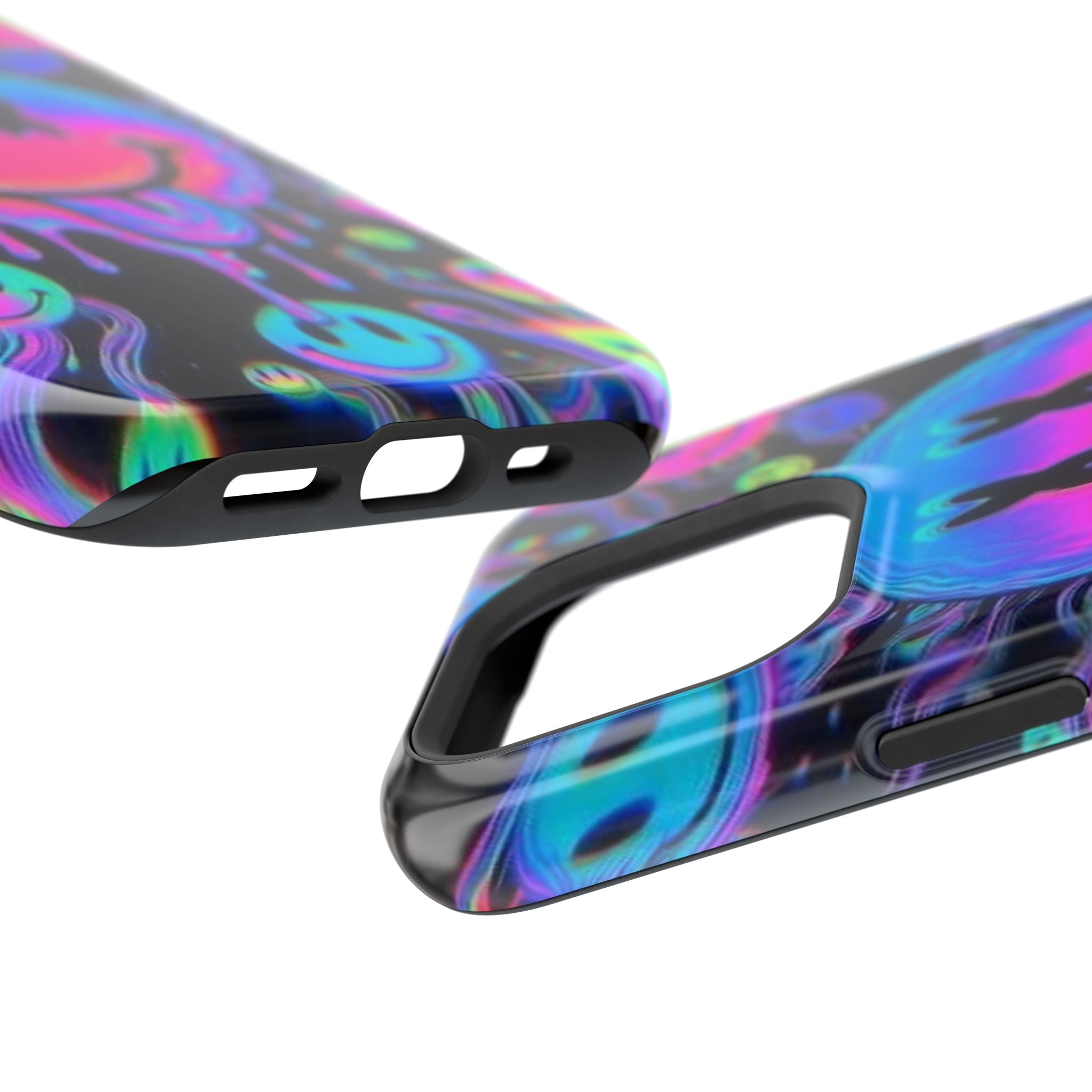 Psychedelic Smiley Impact-Resistant Phone Case