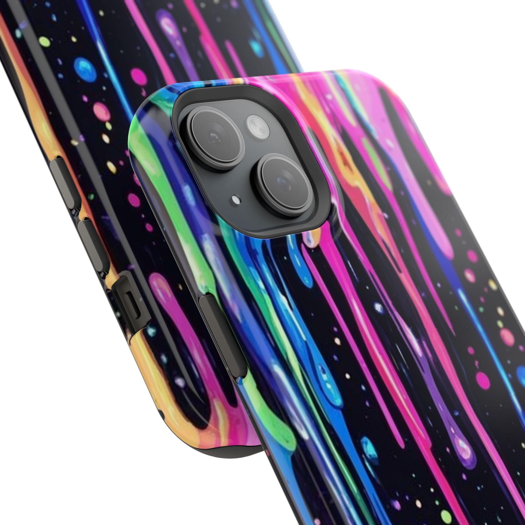 Phone Case - Neon Drip Impact-Resistant Protective Cover