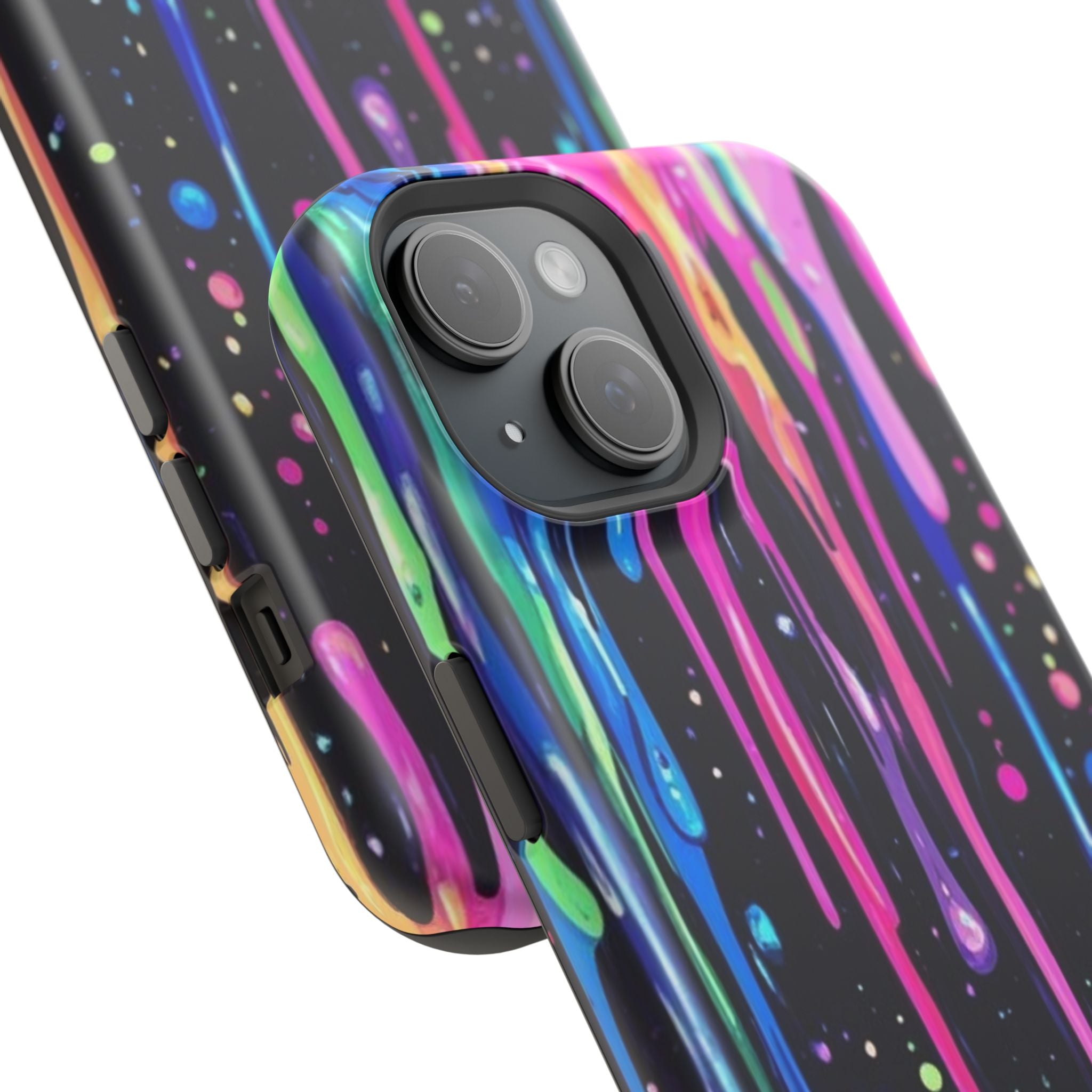 Phone Case - Neon Drip Impact-Resistant Protective Cover
