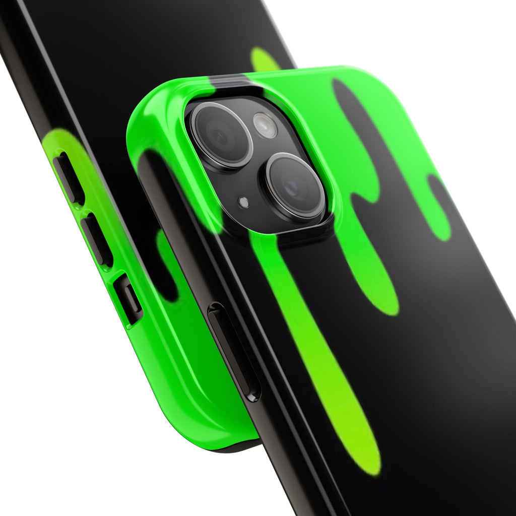 Green Drip Phone Case | Tough Phone Case