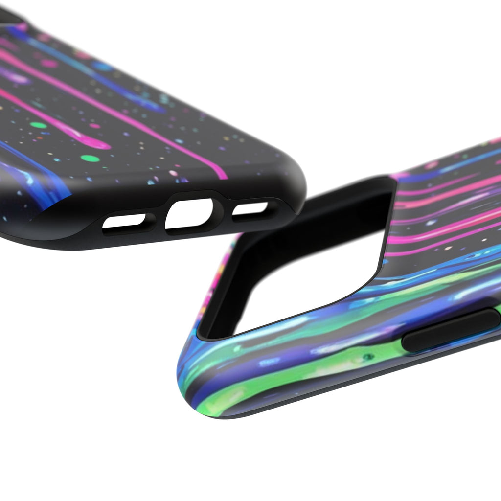 Phone Case - Neon Drip Impact-Resistant Protective Cover
