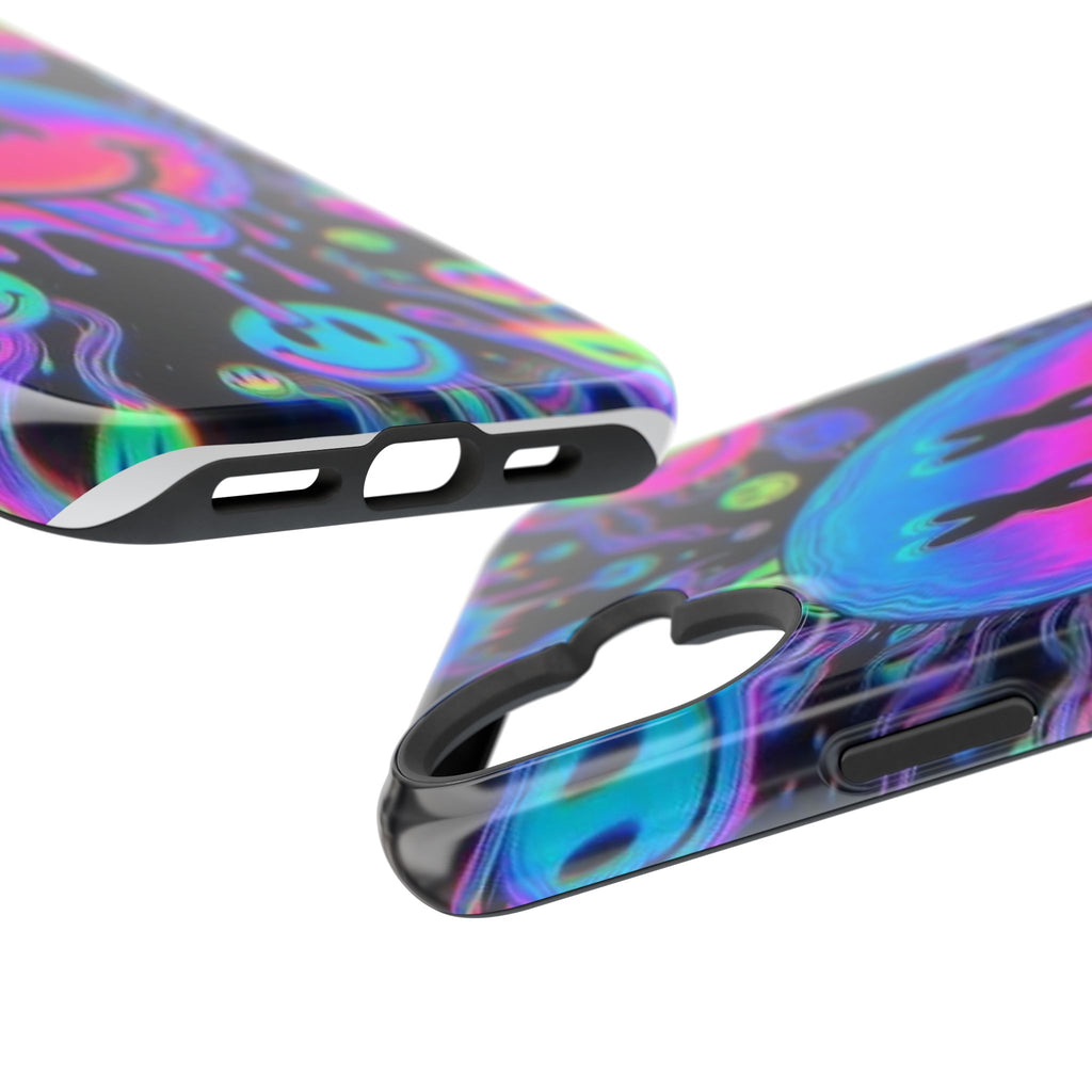 Psychedelic Smiley Impact-Resistant Phone Case