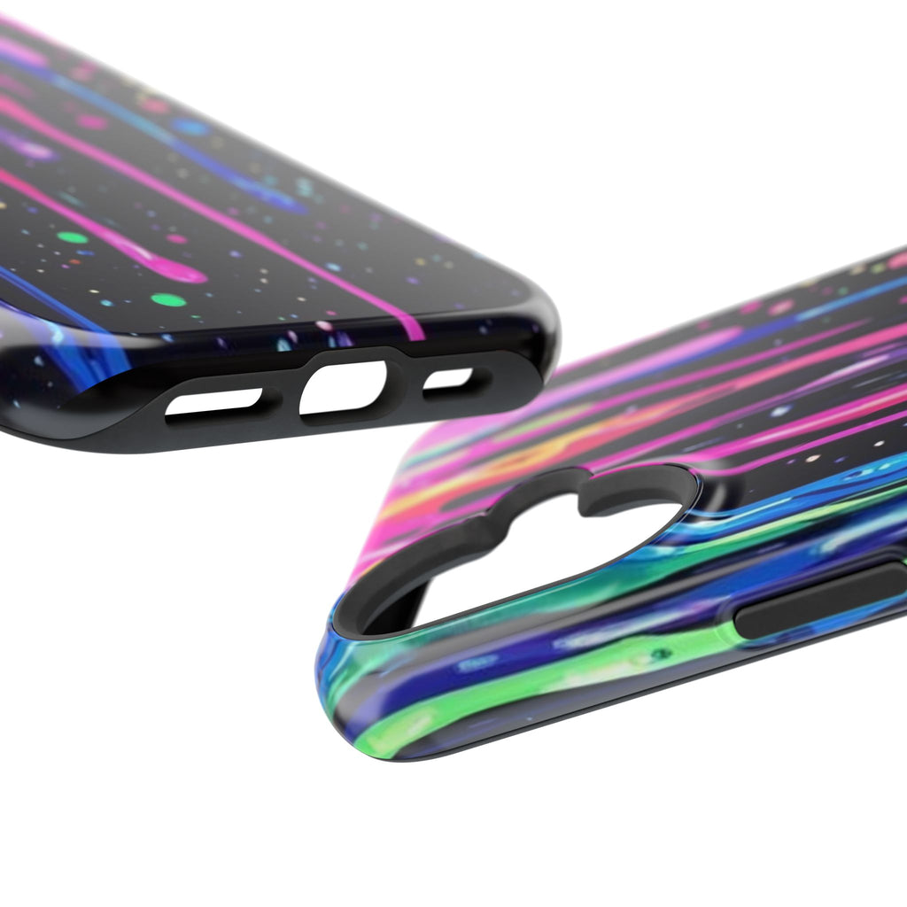Phone Case - Neon Drip Impact-Resistant Protective Cover