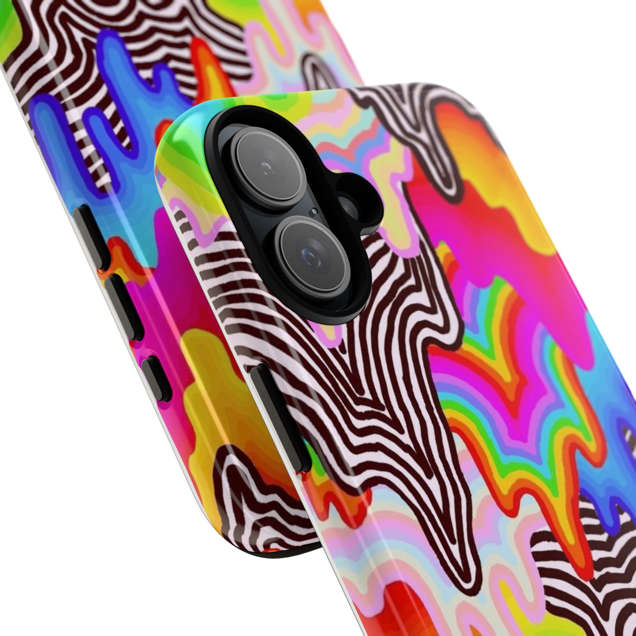 Psychedelic Drip Rainbow Phone Case | Tough Case