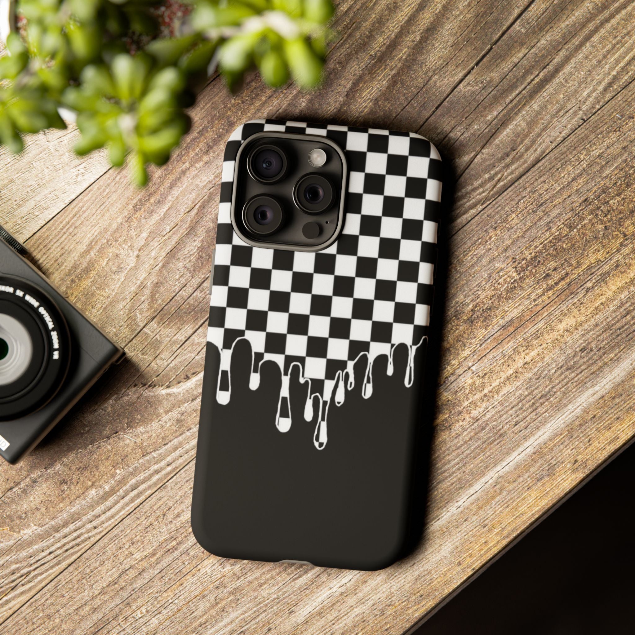 Drip Checkerboard Phone Case | Tough Case
