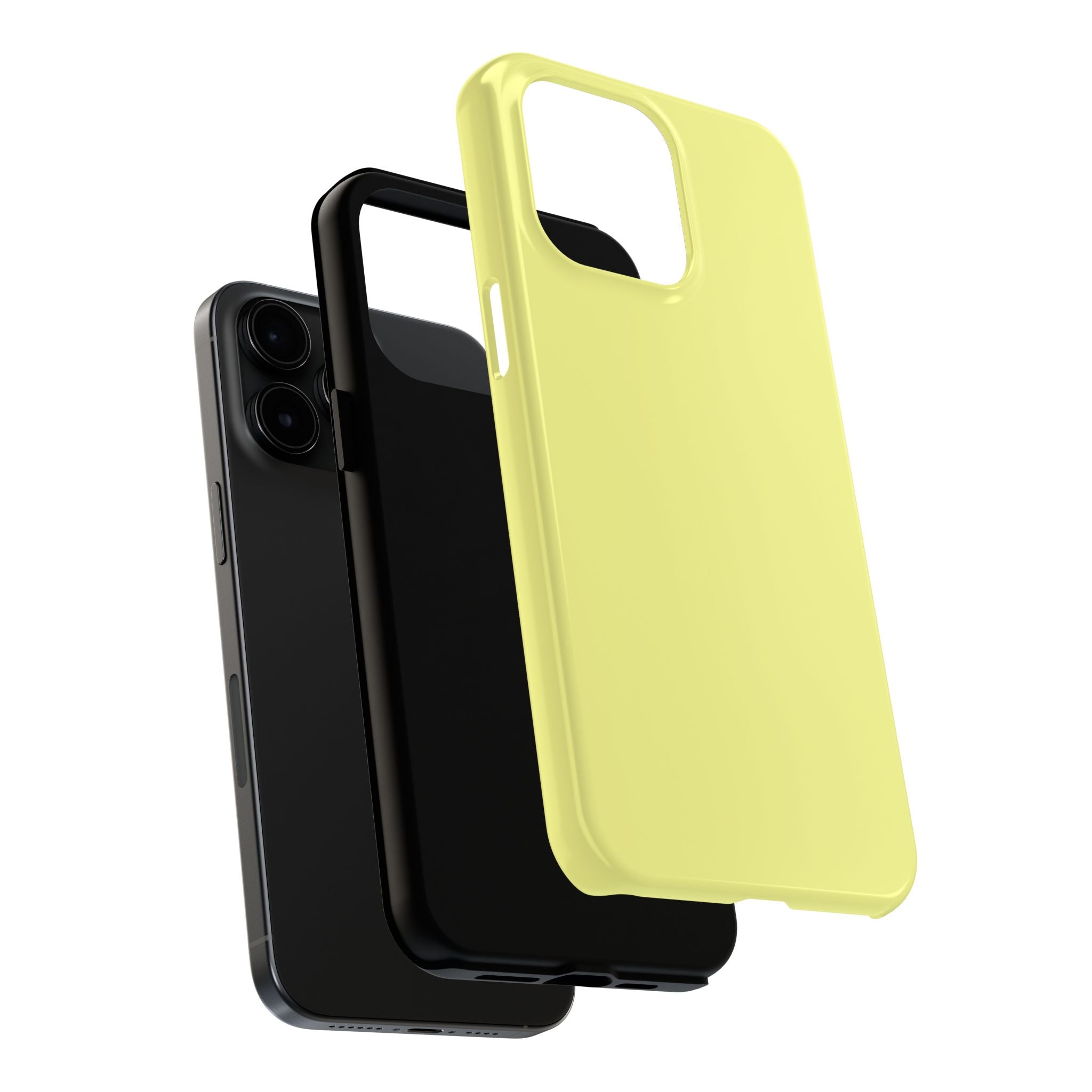 Solid Lemon Yellow Phone Case | Tough Phone Case