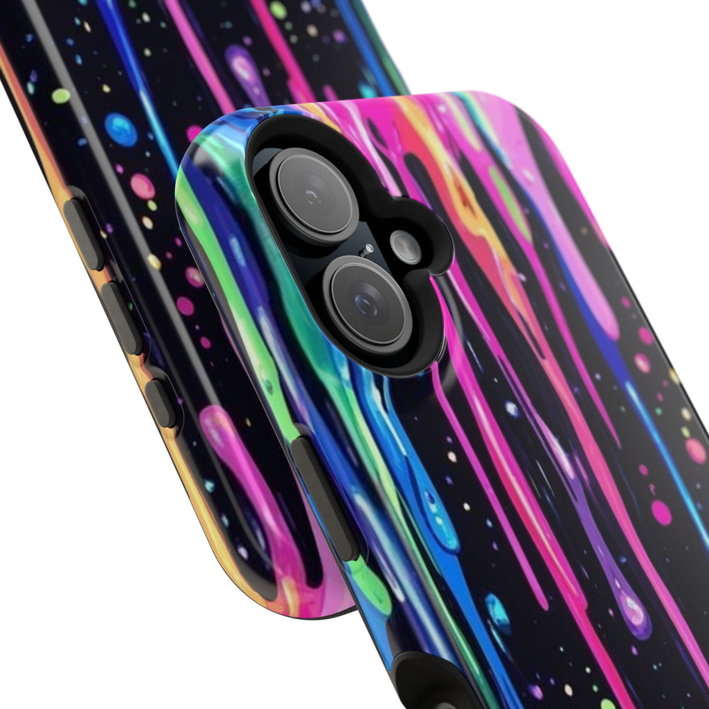 Phone Case - Neon Drip Impact-Resistant Protective Cover