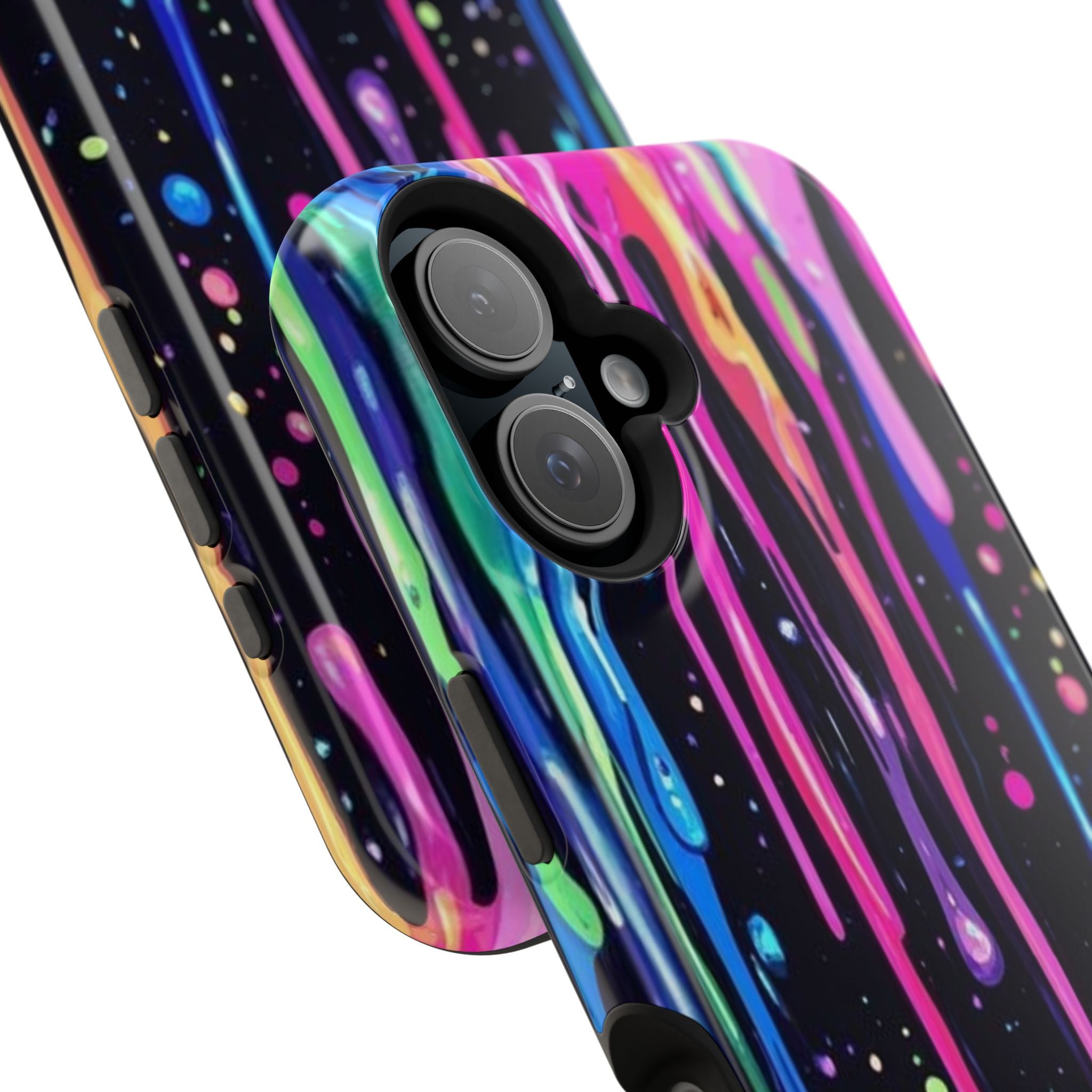 Phone Case - Neon Drip Impact-Resistant Protective Cover