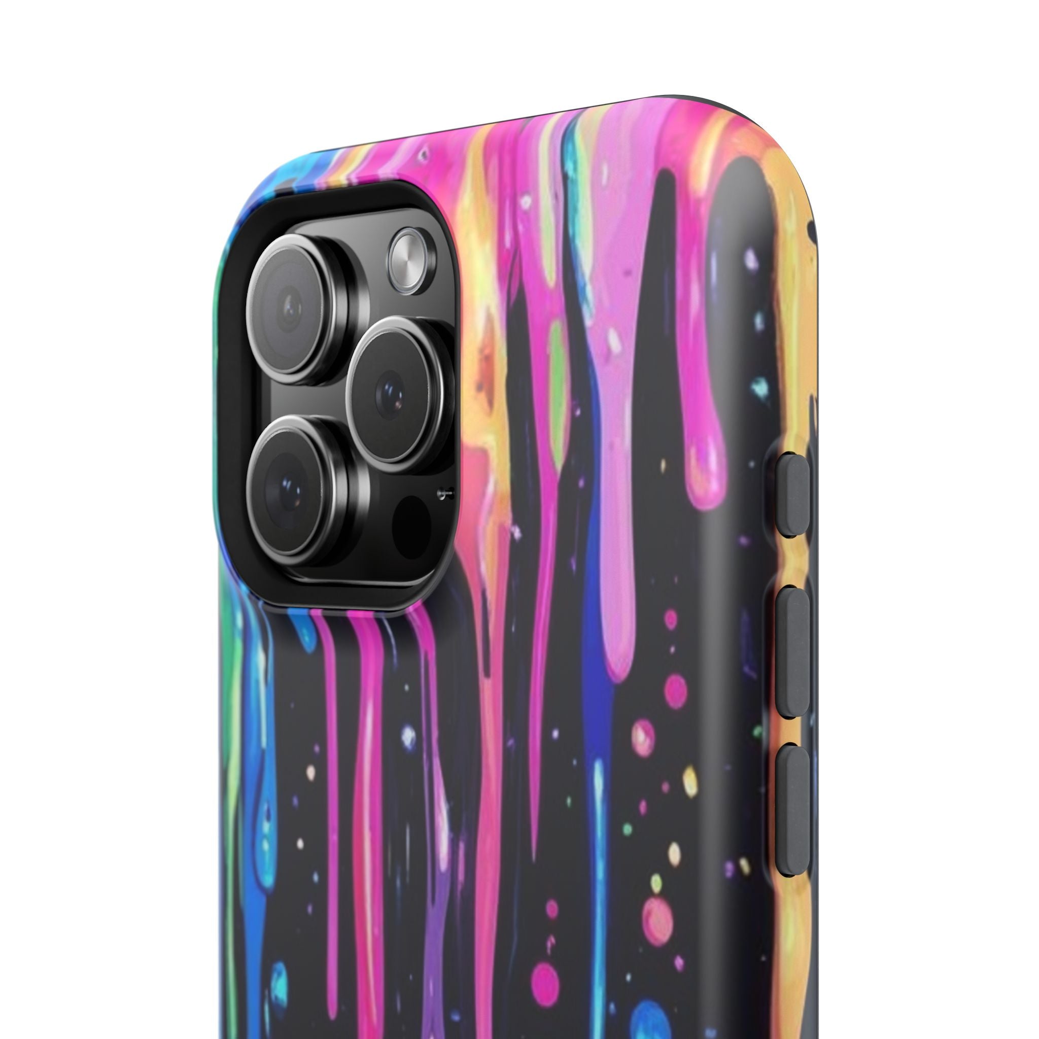 Phone Case - Neon Drip Impact-Resistant Protective Cover