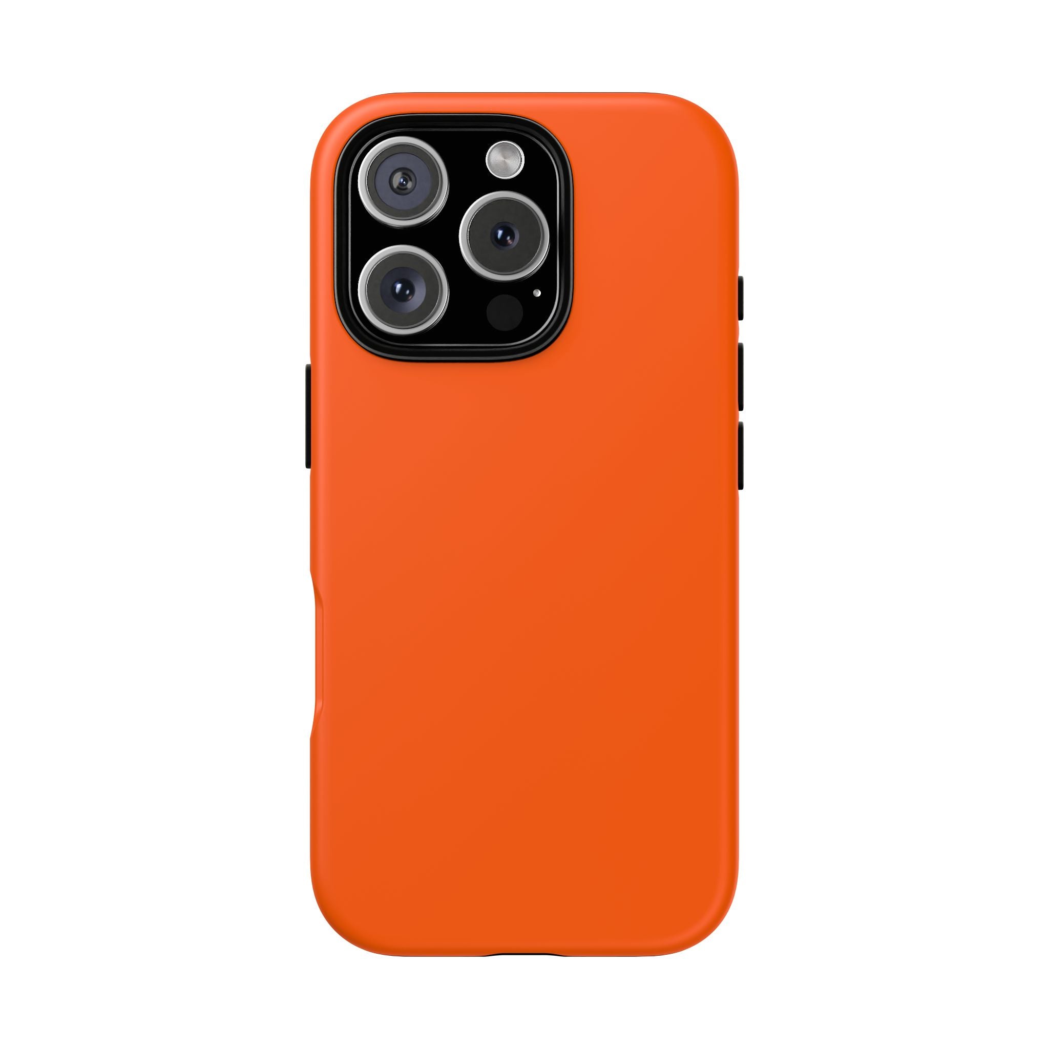 Solid Orange Tough Phone Case | Rugged Protective Phone Case