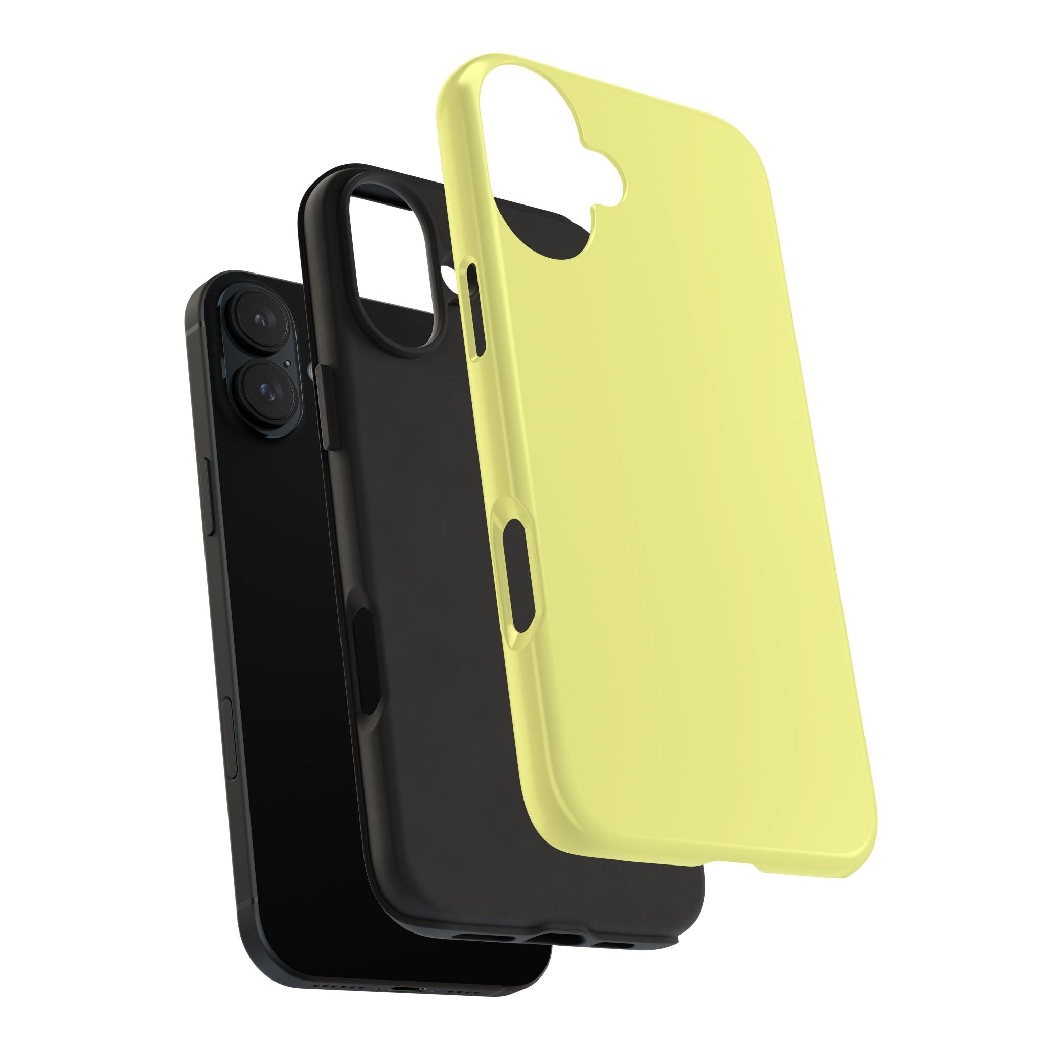 Solid Lemon Yellow Phone Case | Tough Phone Case