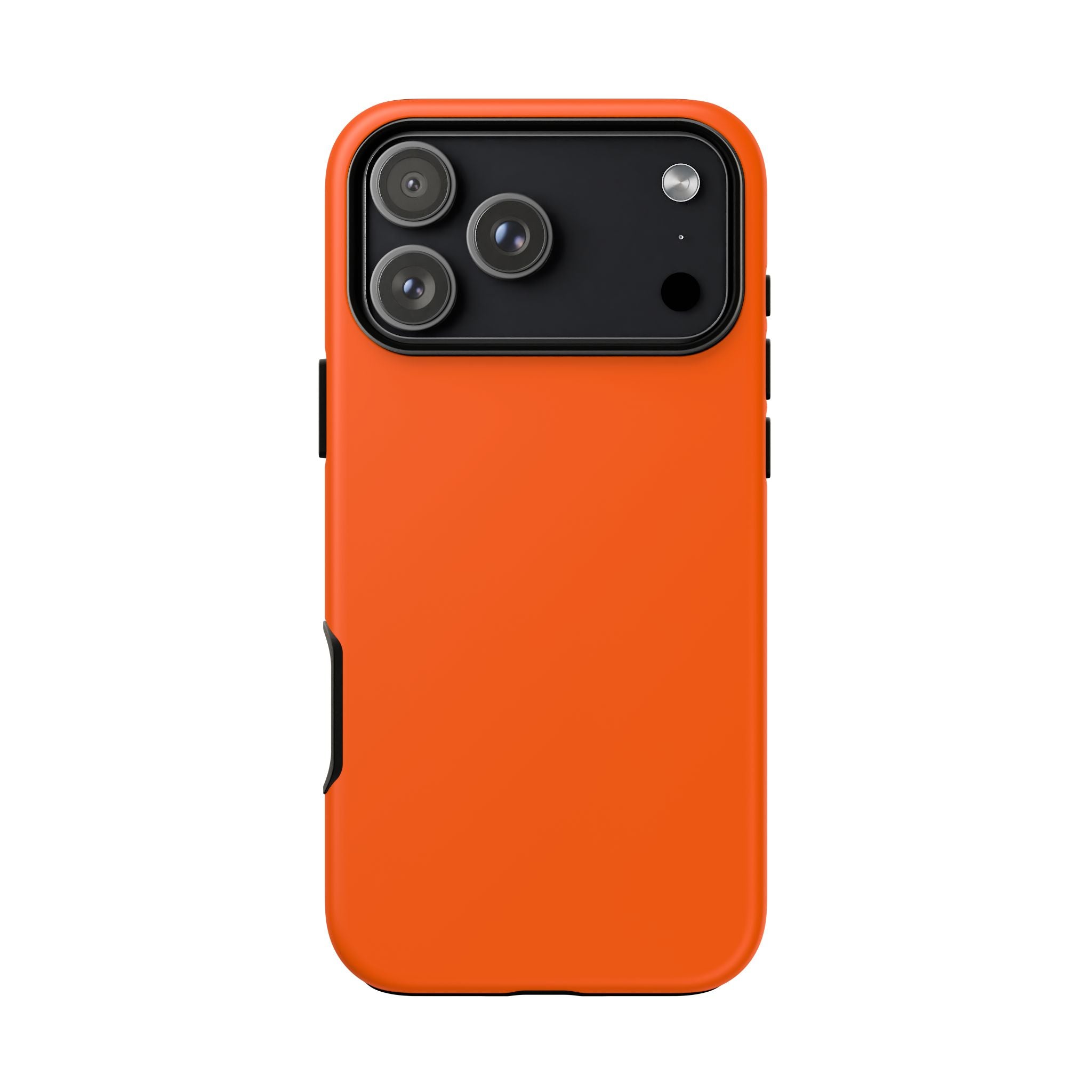Solid Orange Tough Phone Case | Rugged Protective Phone Case