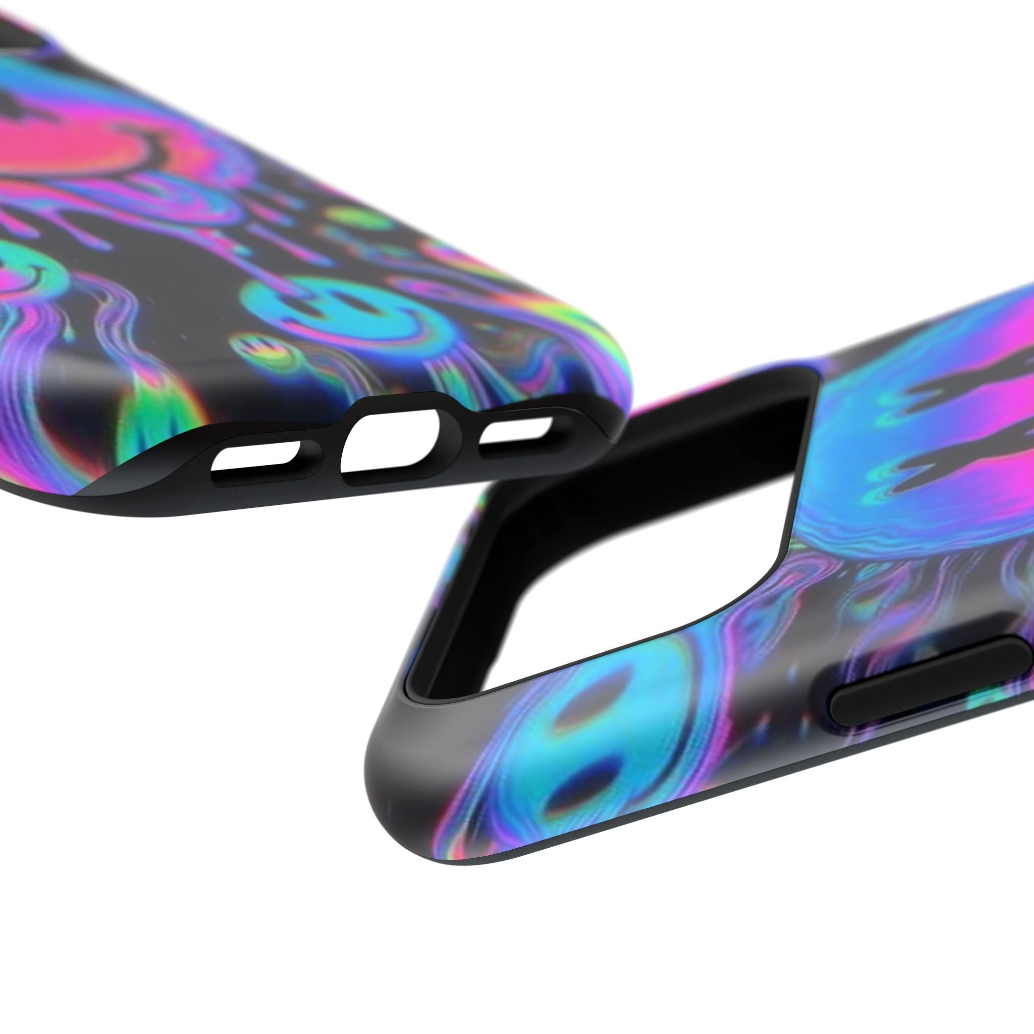 Psychedelic Smiley Impact-Resistant Phone Case