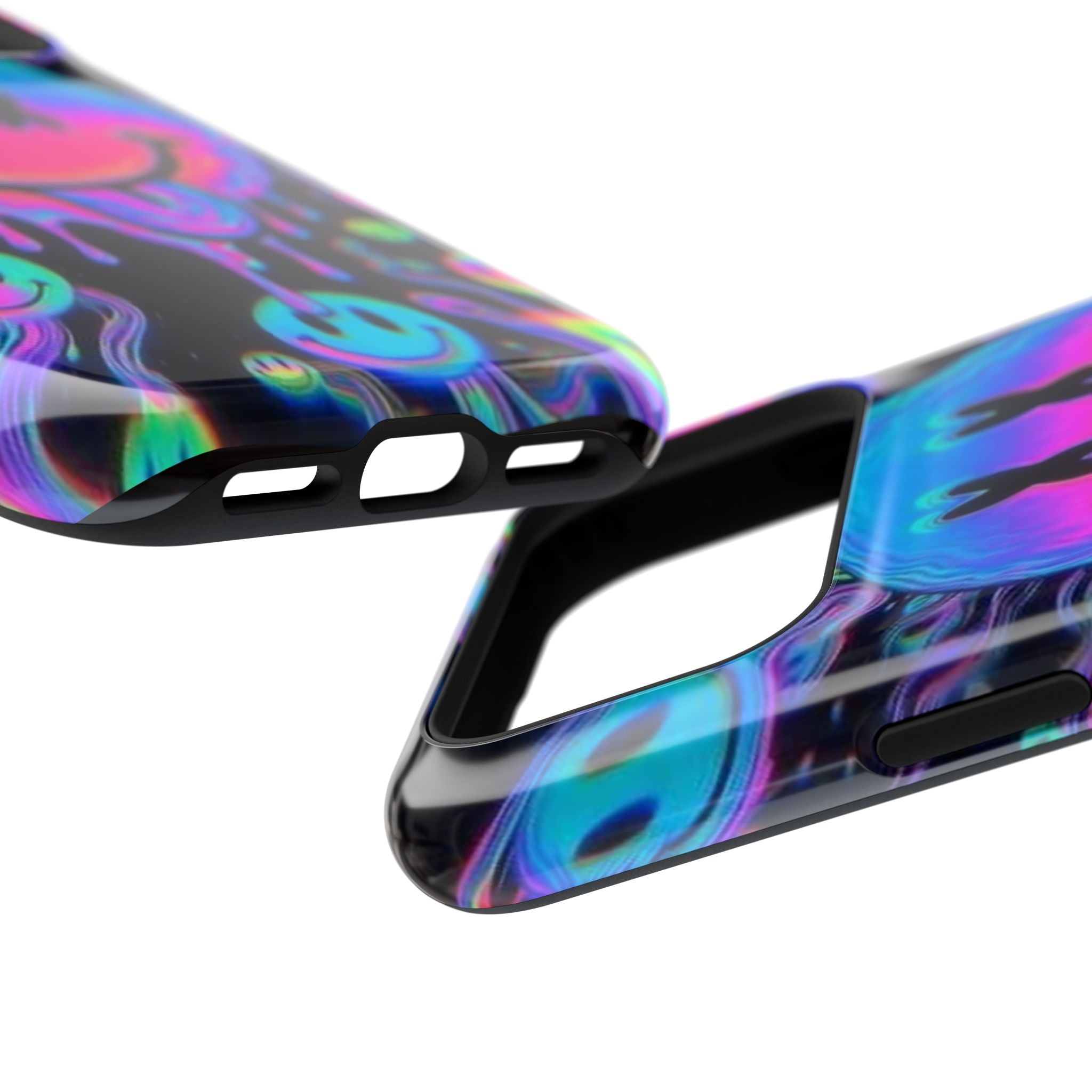 Psychedelic Smiley Impact-Resistant Phone Case