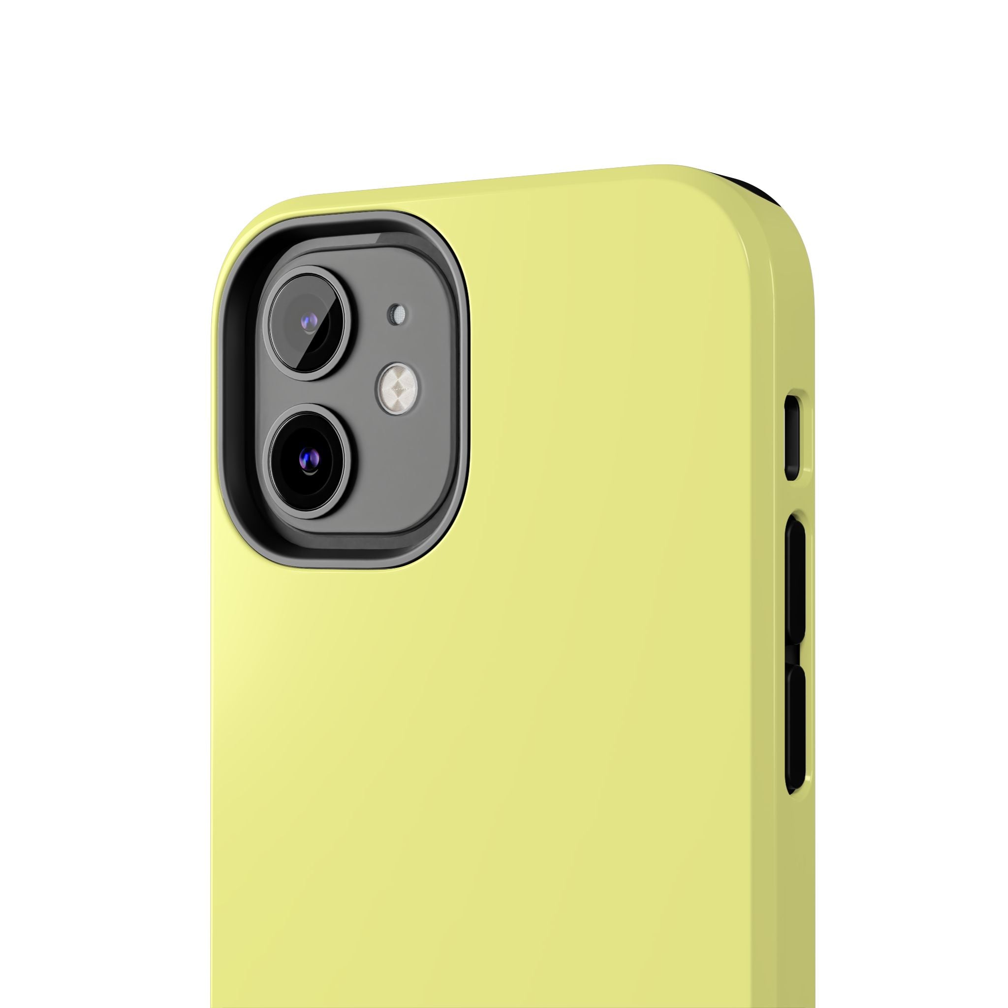 Solid Lemon Yellow Phone Case | Tough Phone Case