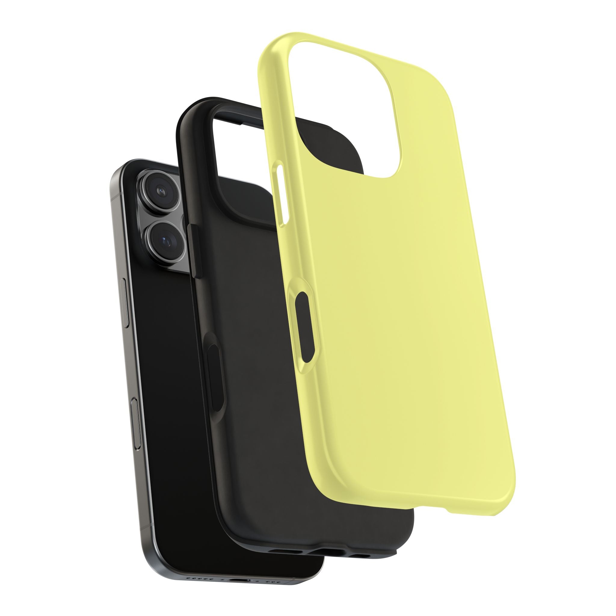 Solid Lemon Yellow Phone Case | Tough Phone Case