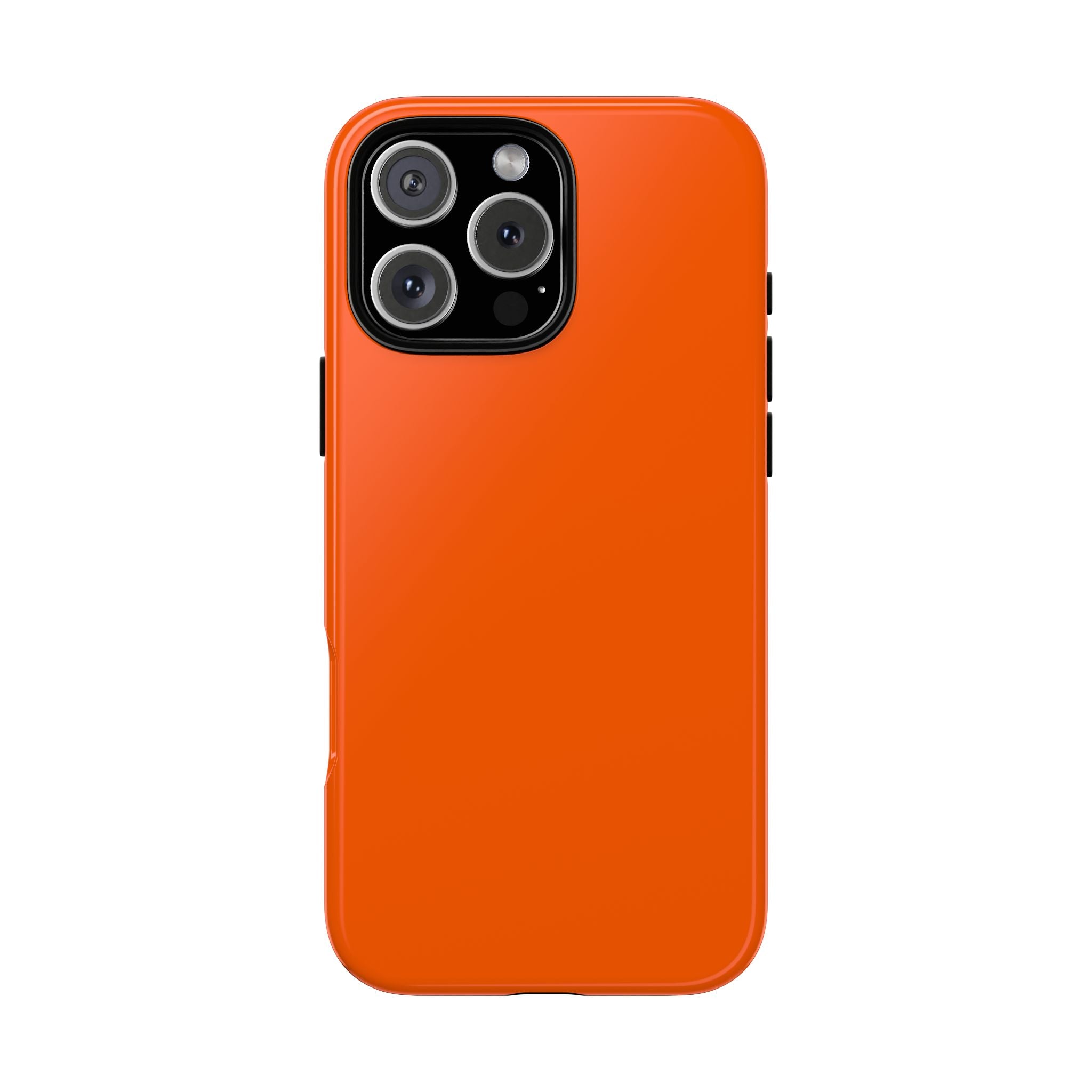 Solid Orange Tough Phone Case | Rugged Protective Phone Case