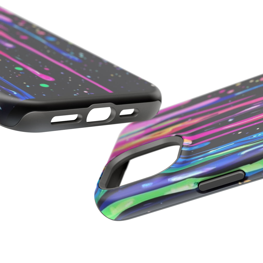 Phone Case - Neon Drip Impact-Resistant Protective Cover