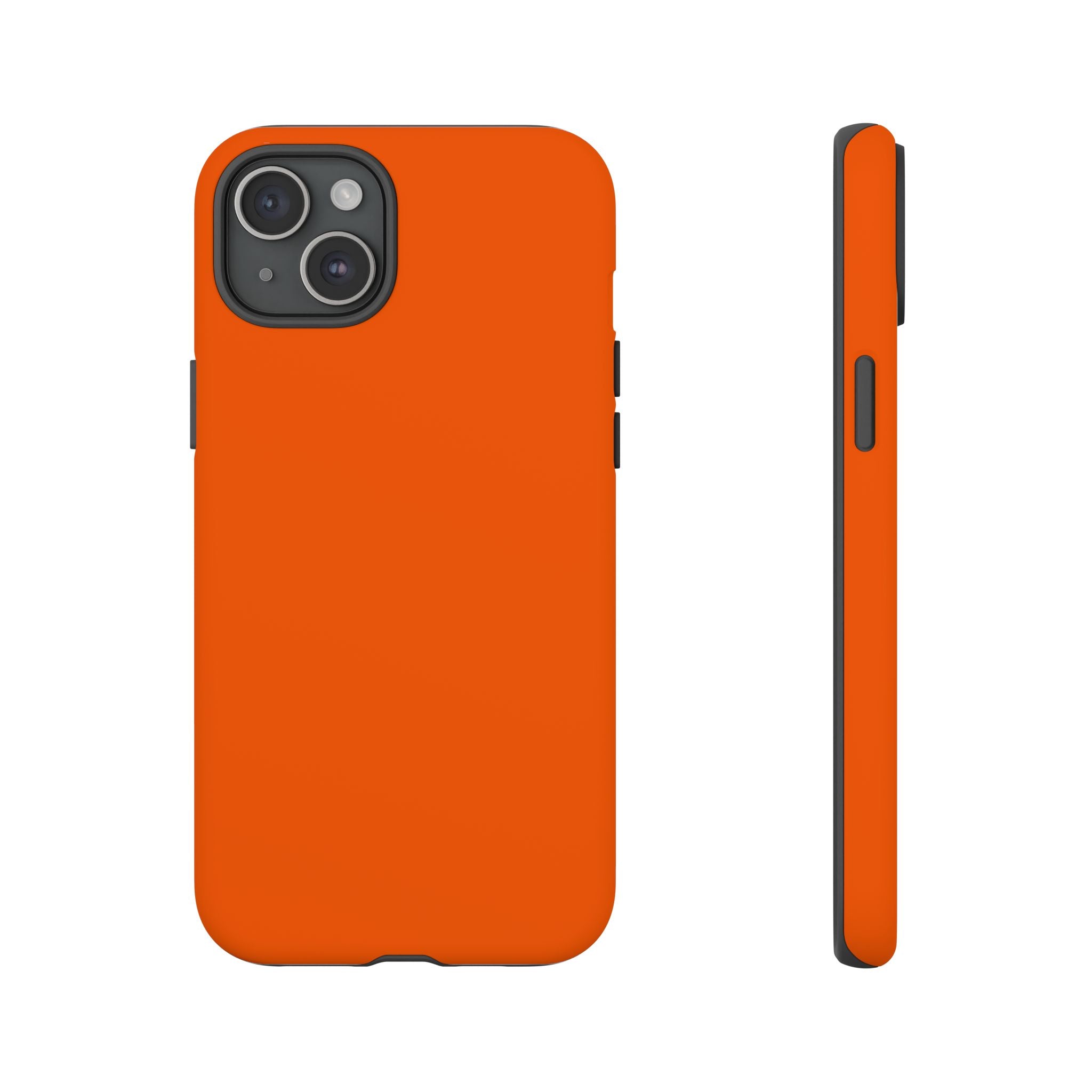 Solid Orange Tough Phone Case | Rugged Protective Phone Case