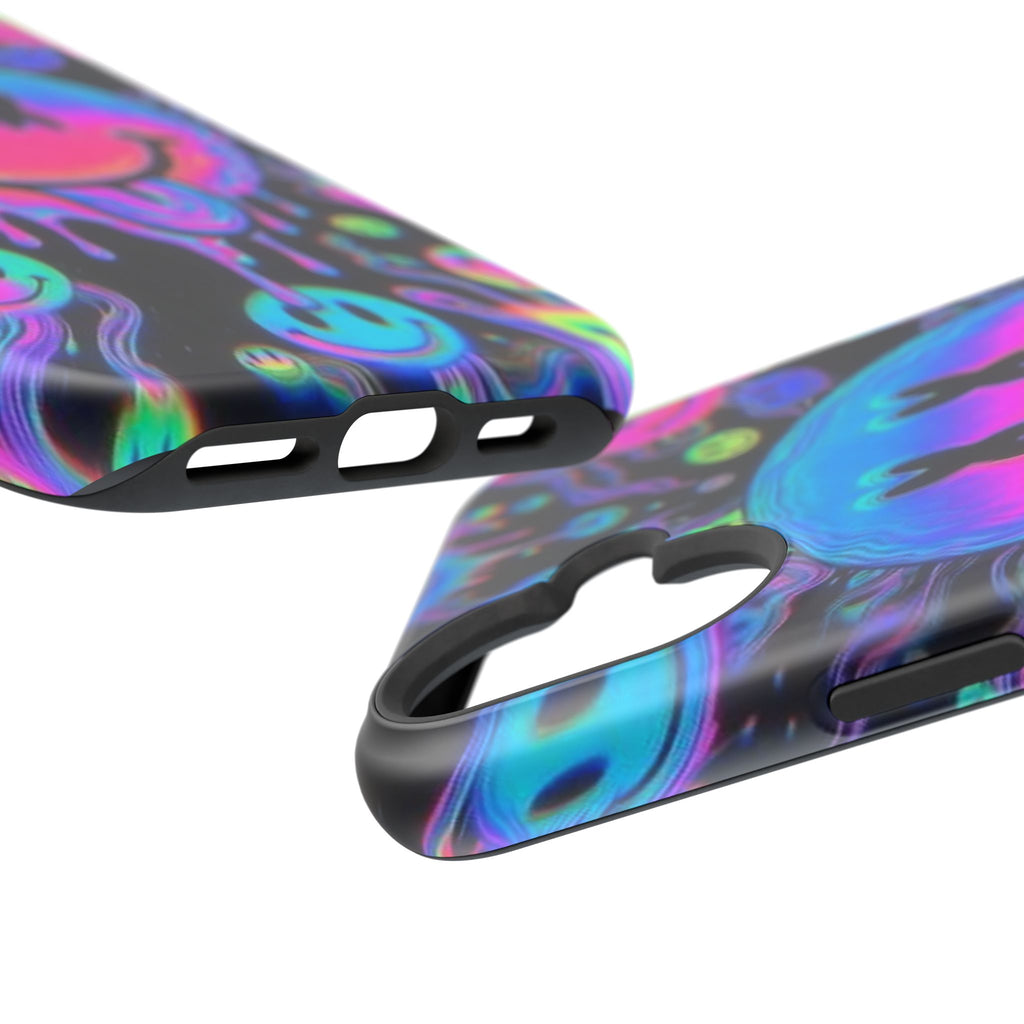 Psychedelic Smiley Impact-Resistant Phone Case