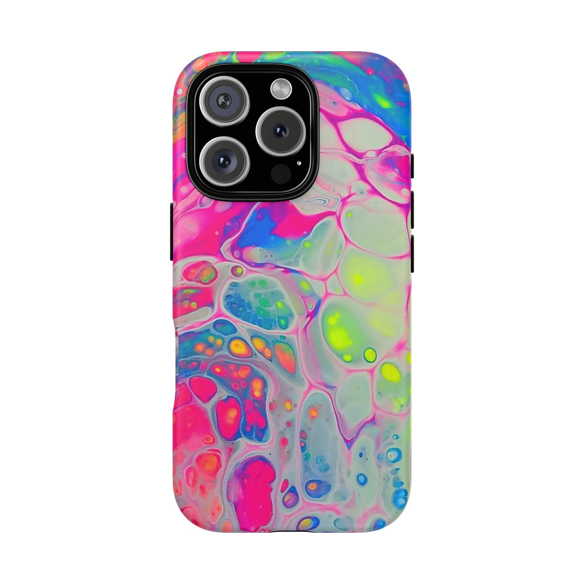 Neon Acrylic Pour Phone Case | Tough Cases