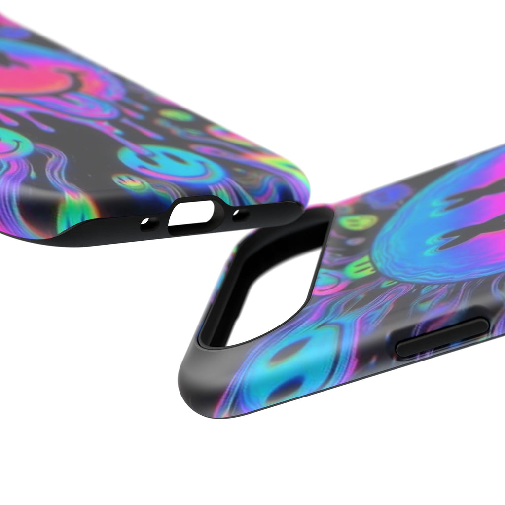 Psychedelic Smiley Impact-Resistant Phone Case