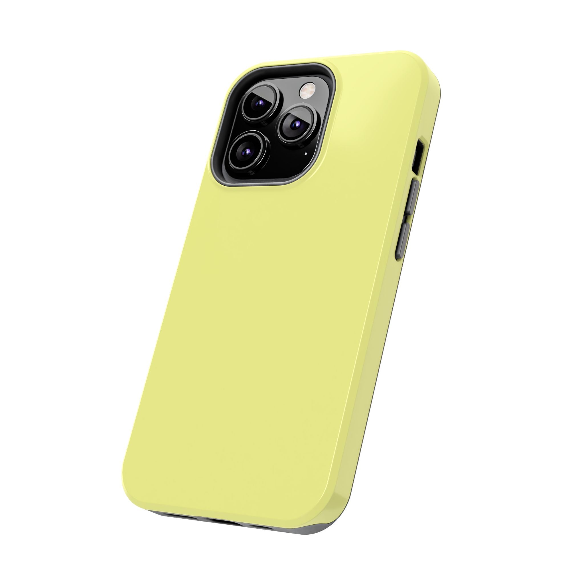 Solid Lemon Yellow Phone Case | Tough Phone Case