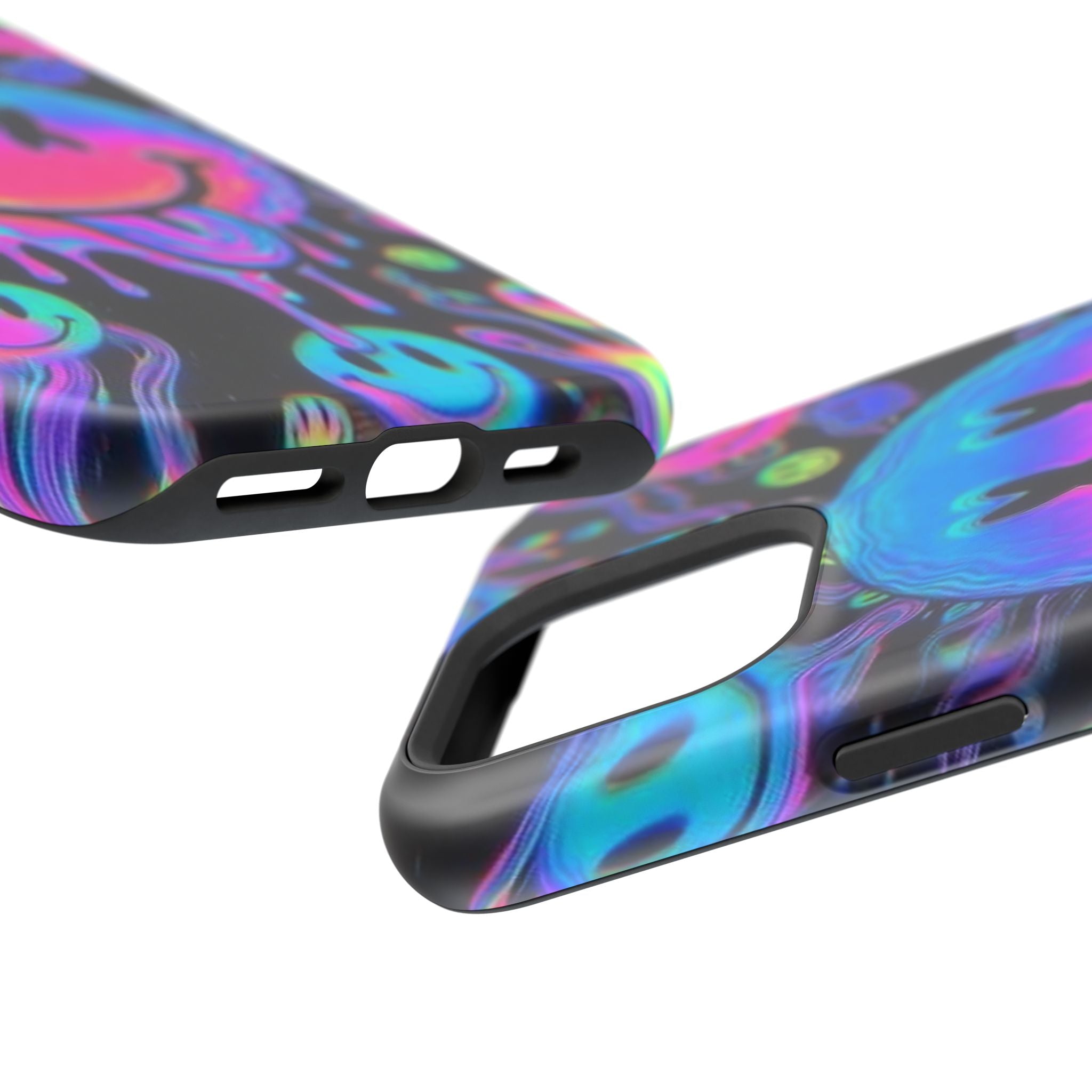 Psychedelic Smiley Impact-Resistant Phone Case