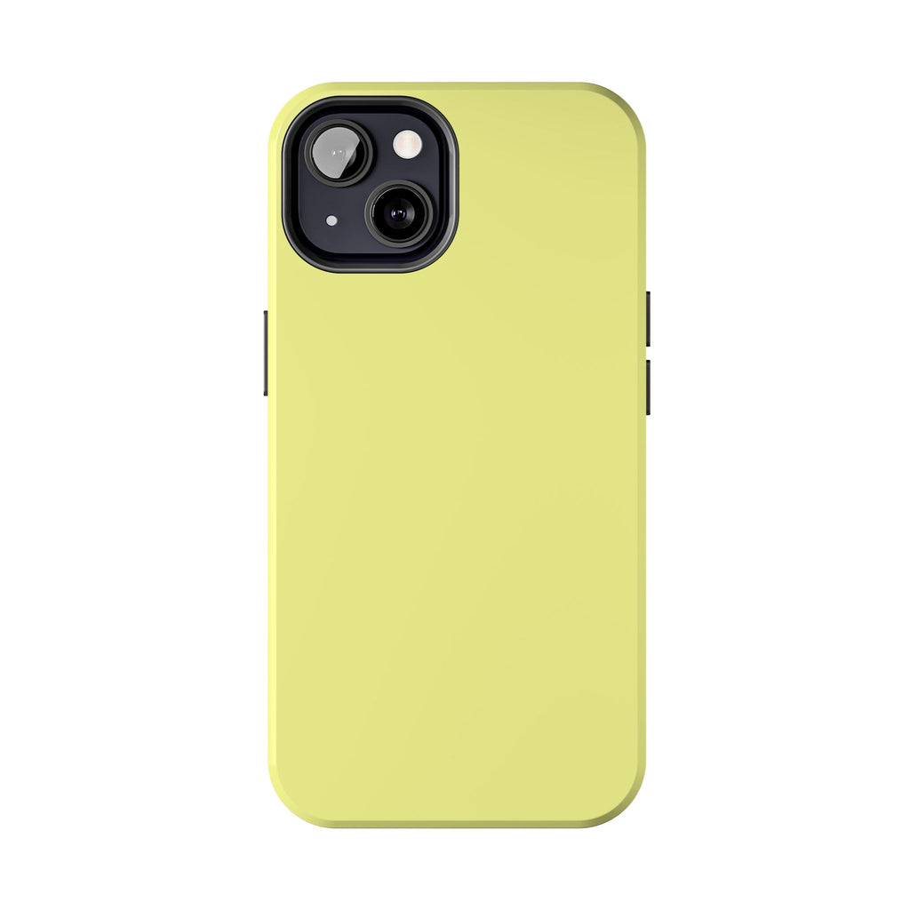 Solid Lemon Yellow Phone Case | Tough Phone Case