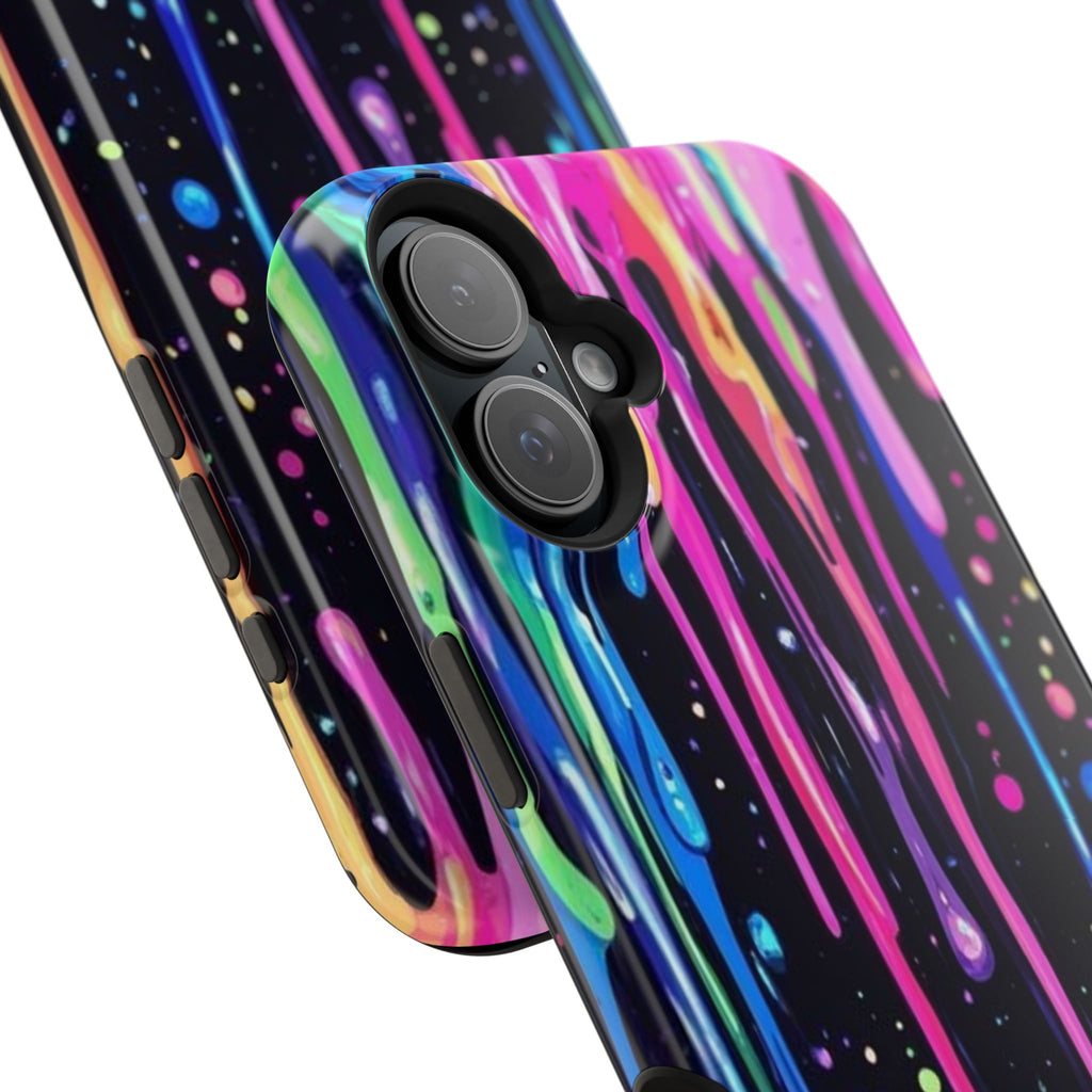 Phone Case - Neon Drip Impact-Resistant Protective Cover