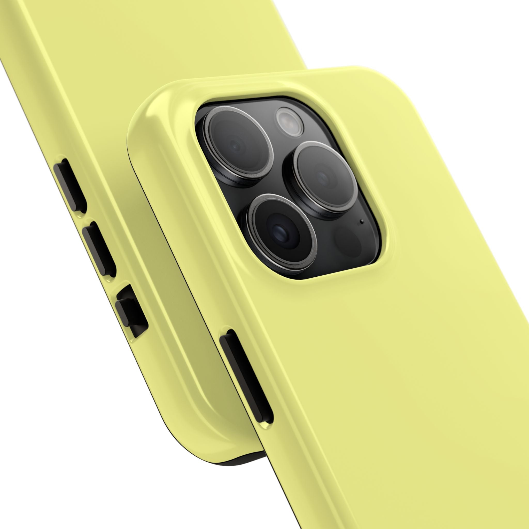 Solid Lemon Yellow Phone Case | Tough Phone Case