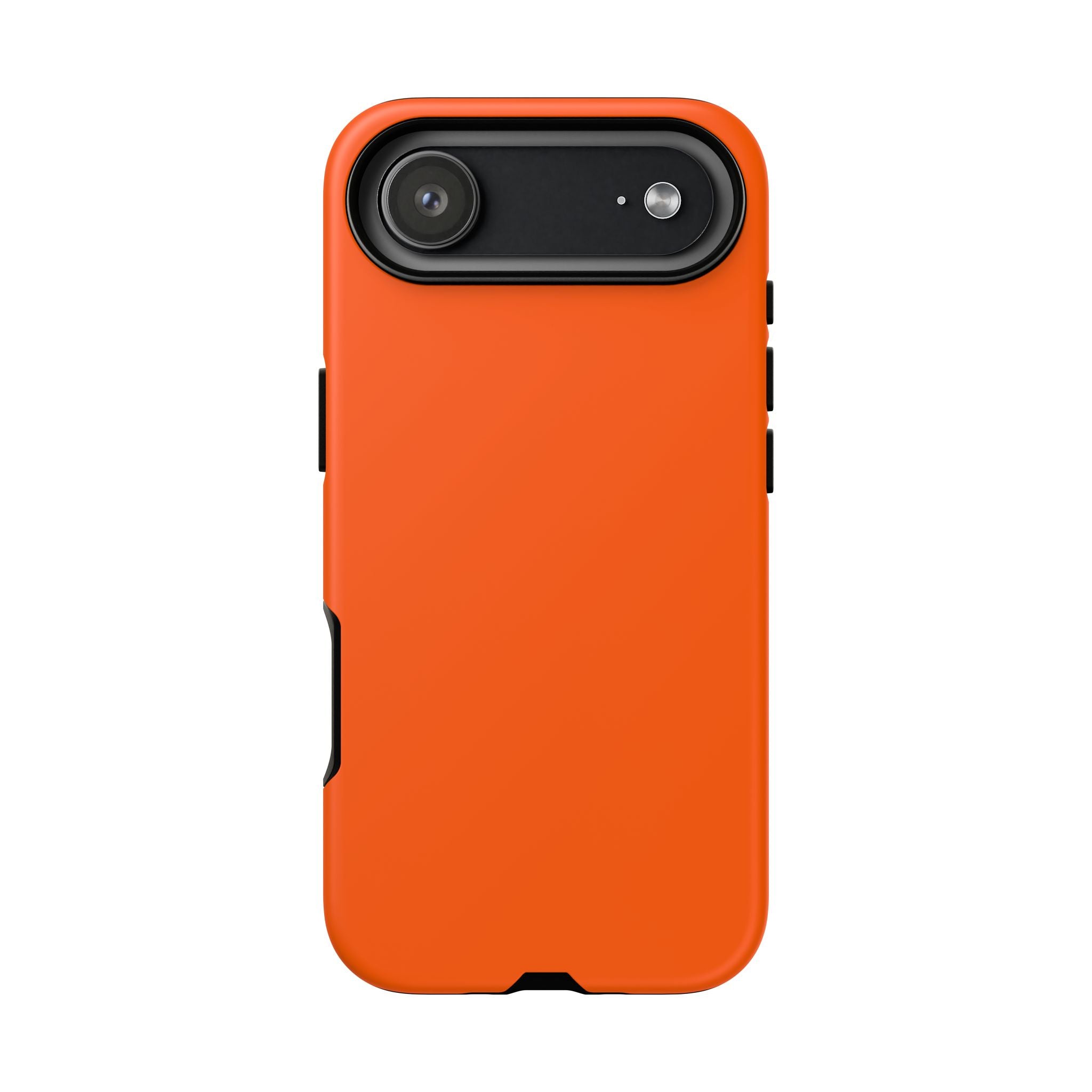 Solid Orange Tough Phone Case | Rugged Protective Phone Case