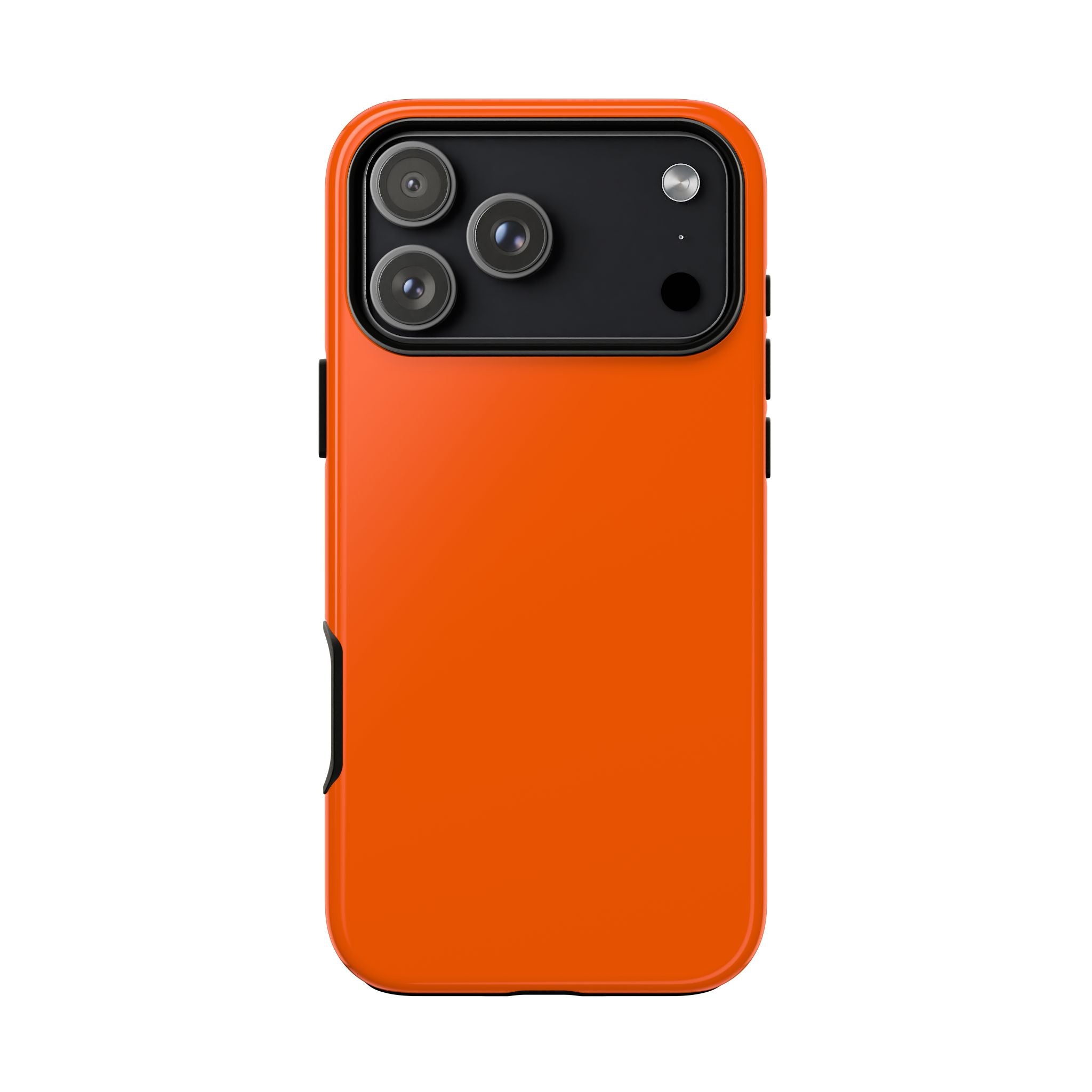 Solid Orange Tough Phone Case | Rugged Protective Phone Case