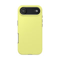 Solid Lemon Yellow Phone Case | Tough Phone Case