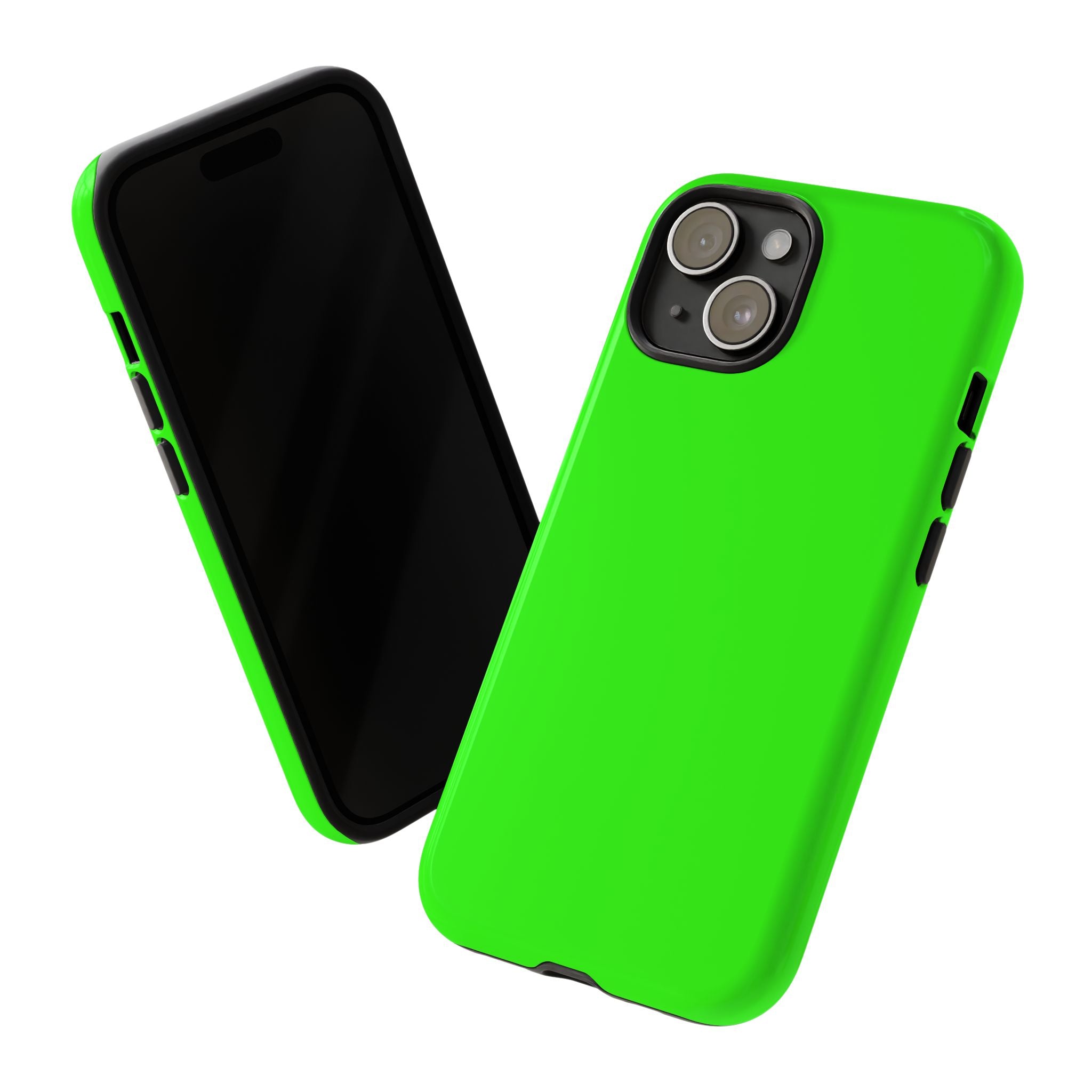 Neon Green Tough Phone Case | Shockproof Slim Protective Case