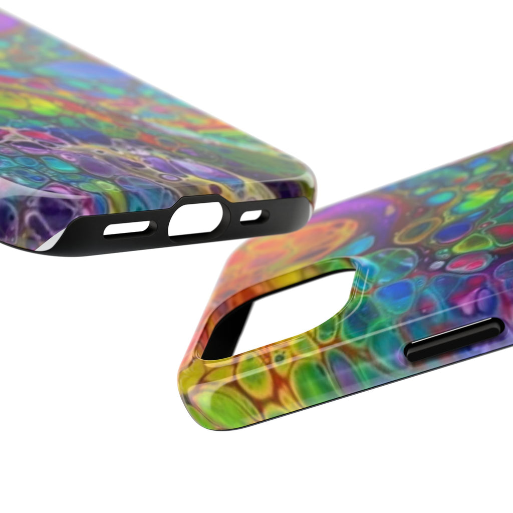 Colorful Abstract Fluid Art Phone Case | Psychedelic Marble Phone Case
