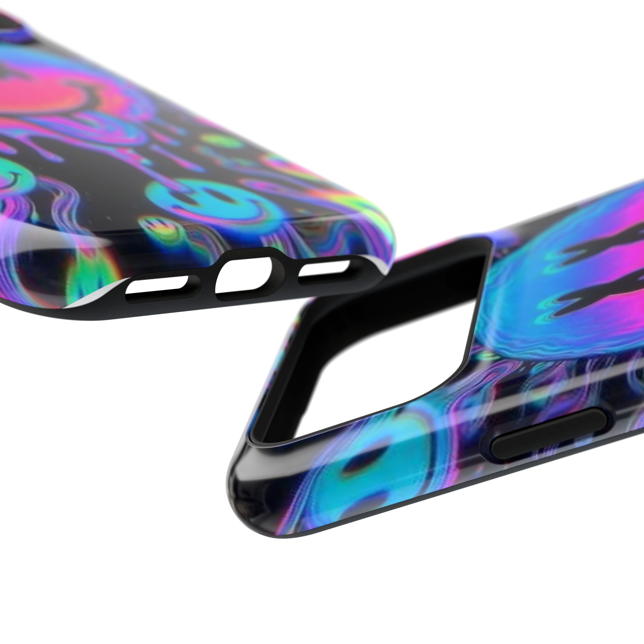 Psychedelic Smiley Impact-Resistant Phone Case