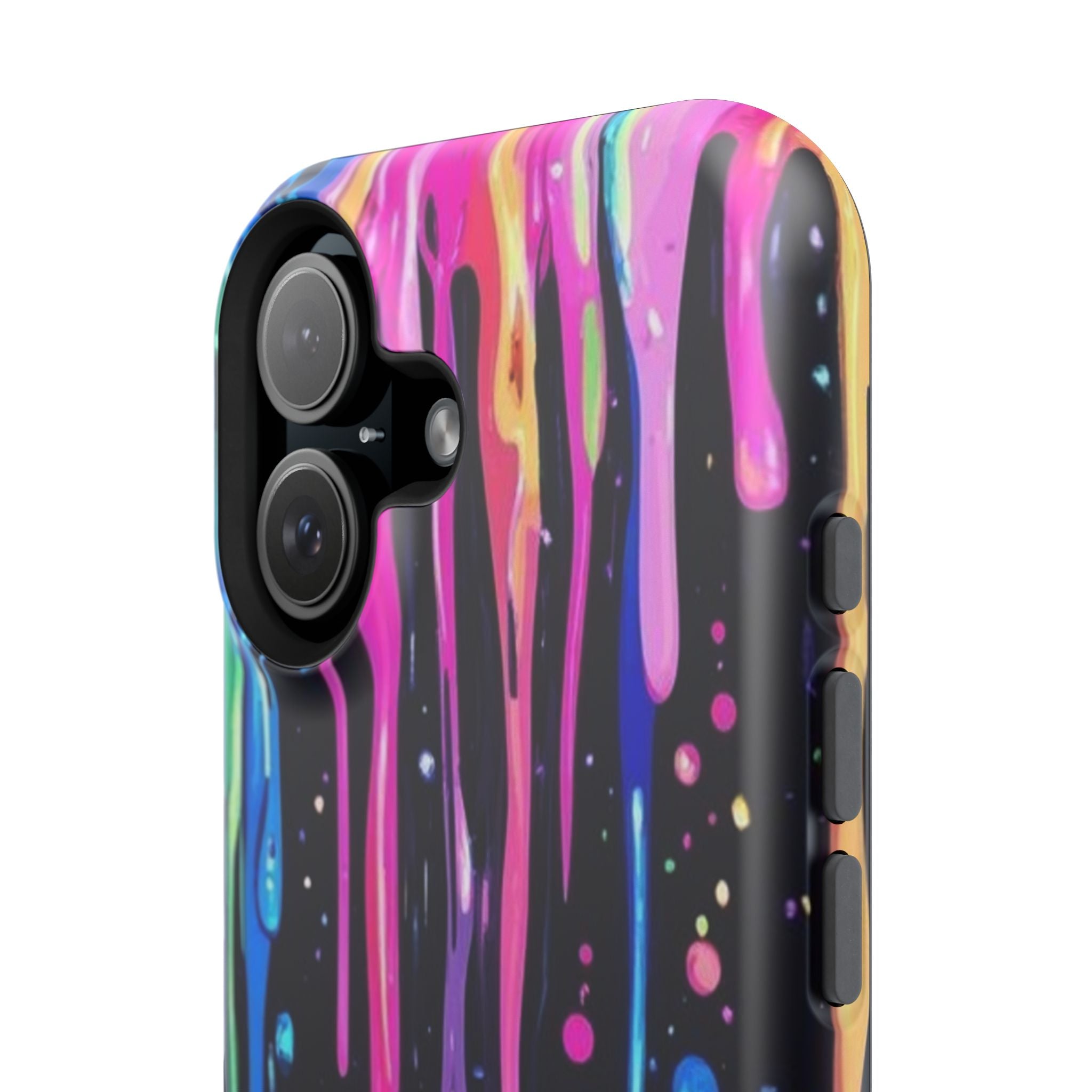 Phone Case - Neon Drip Impact-Resistant Protective Cover