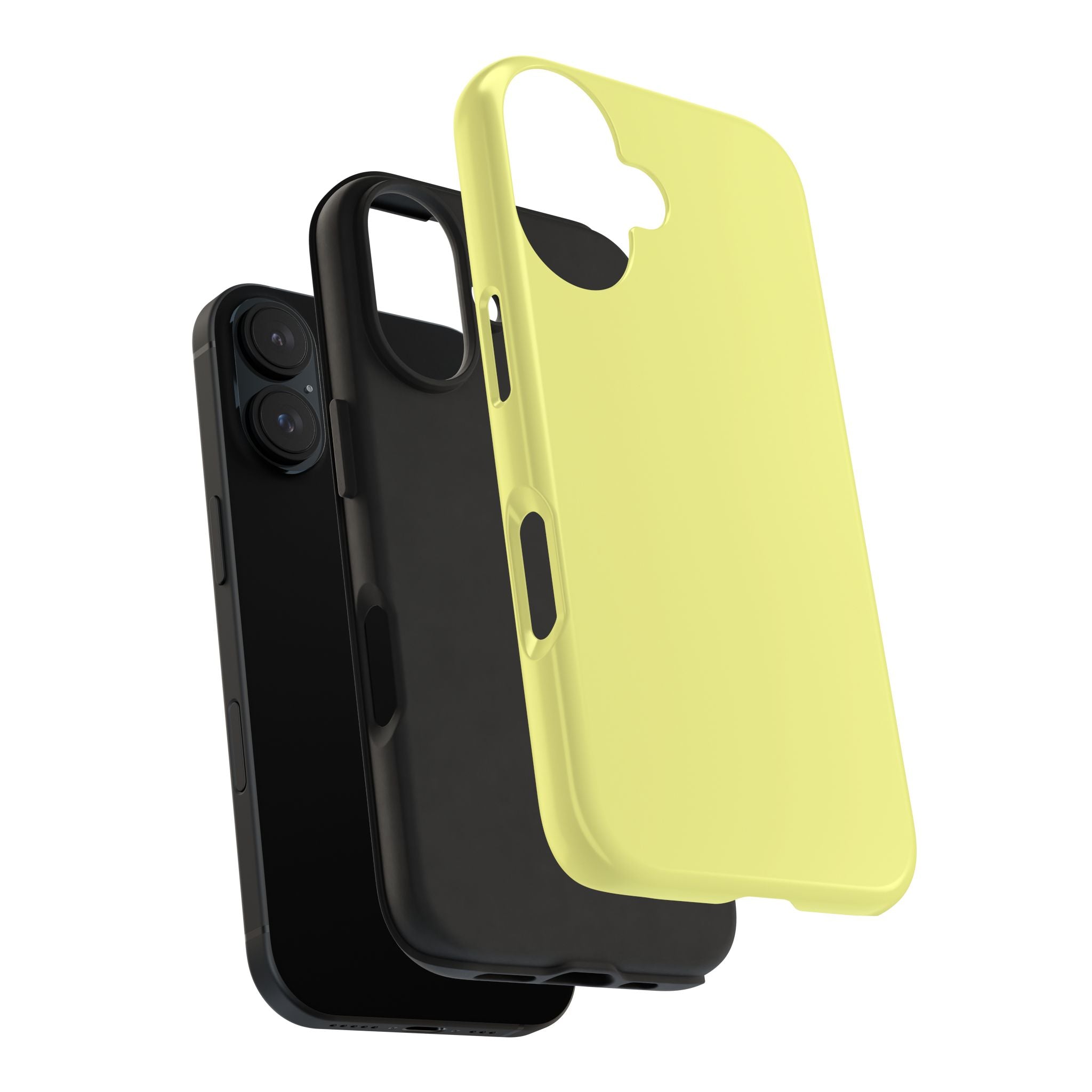 Solid Lemon Yellow Phone Case | Tough Phone Case