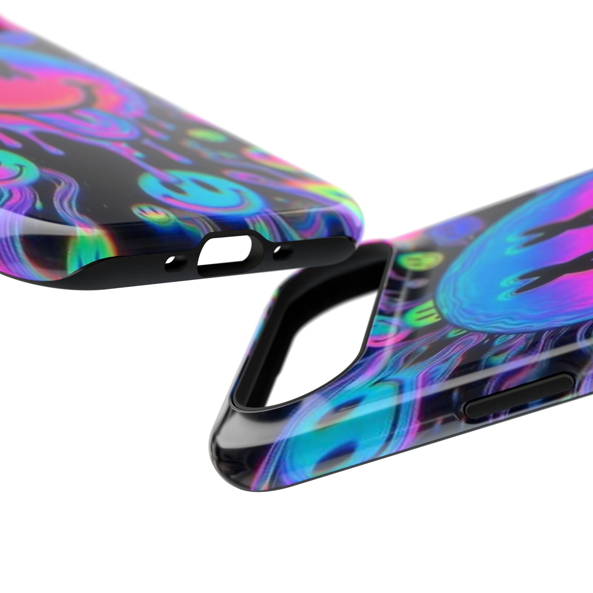 Psychedelic Smiley Impact-Resistant Phone Case