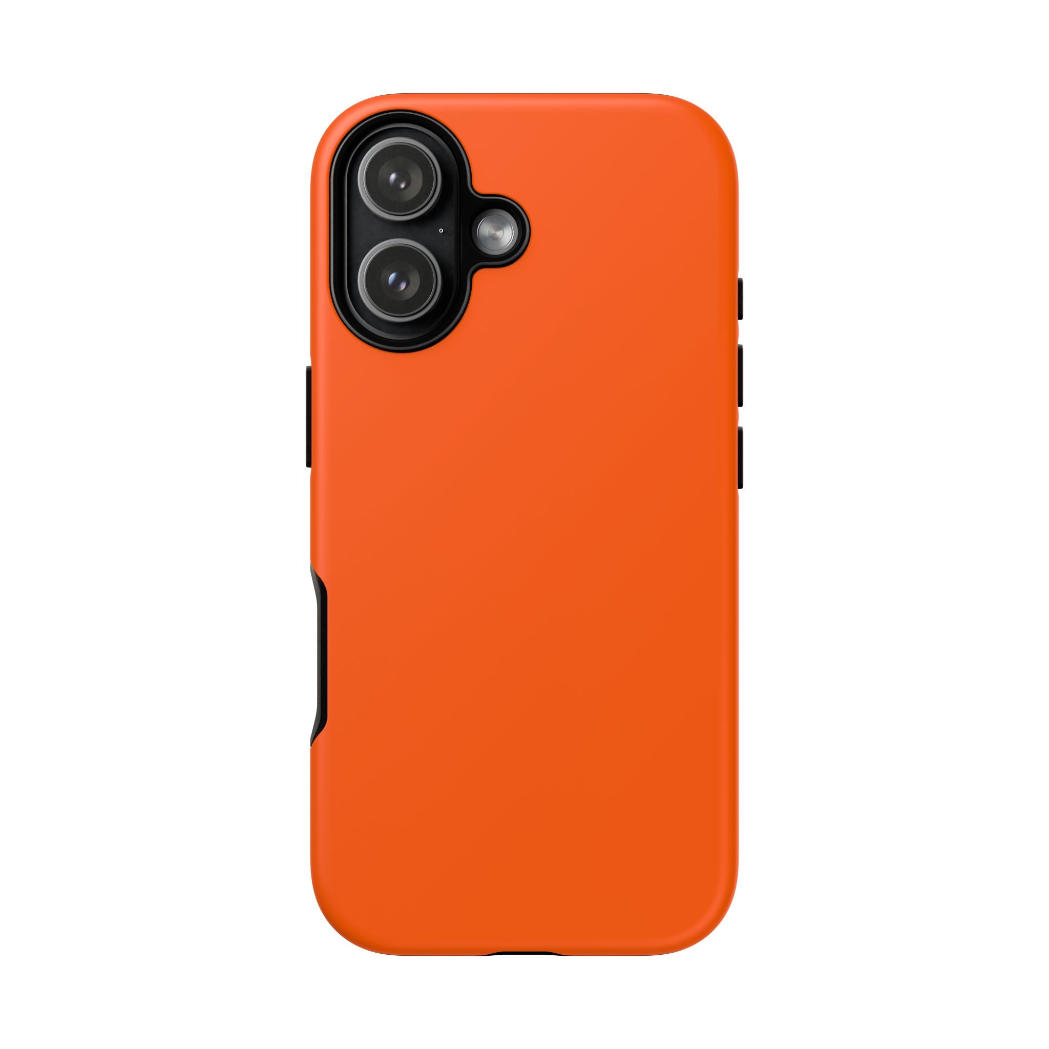 Solid Orange Tough Phone Case | Rugged Protective Phone Case